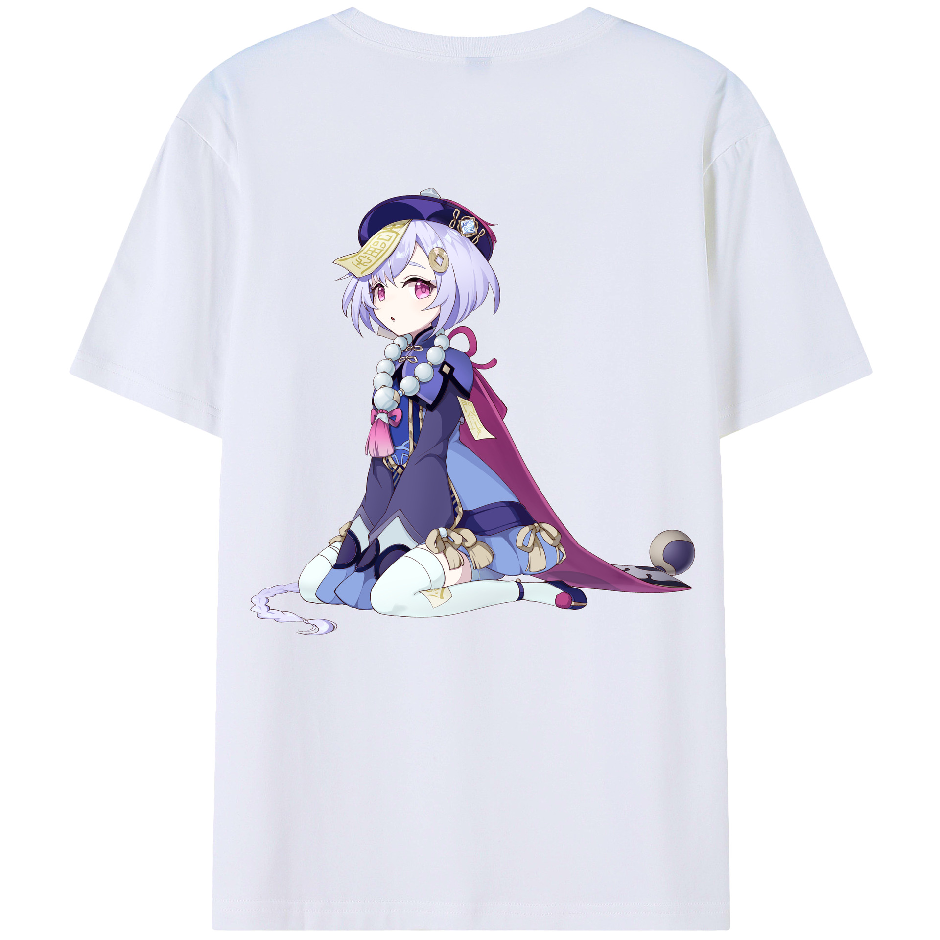 げんし神 七七 なな  genshin Nana レディース半袖Tシャツ(バックプリント)