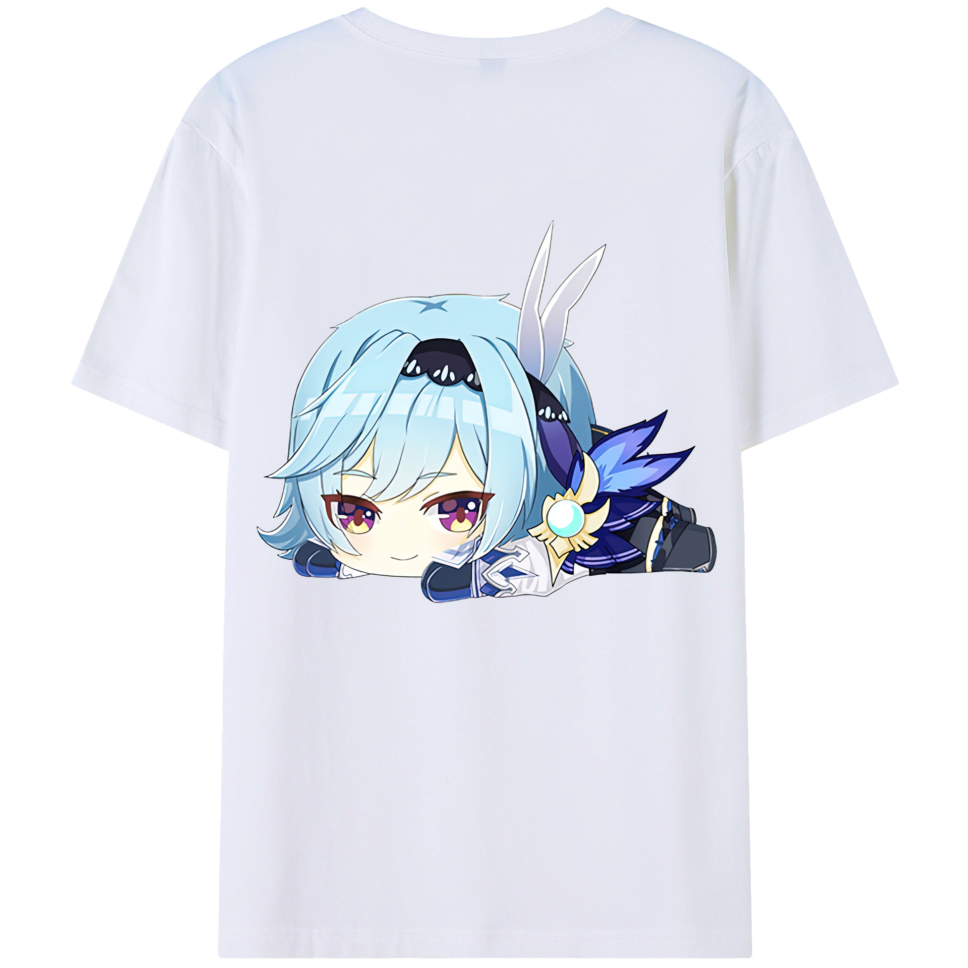 げんし神 优菈 ゆうら genshin Yūra レディース半袖Tシャツ(バックプリント)