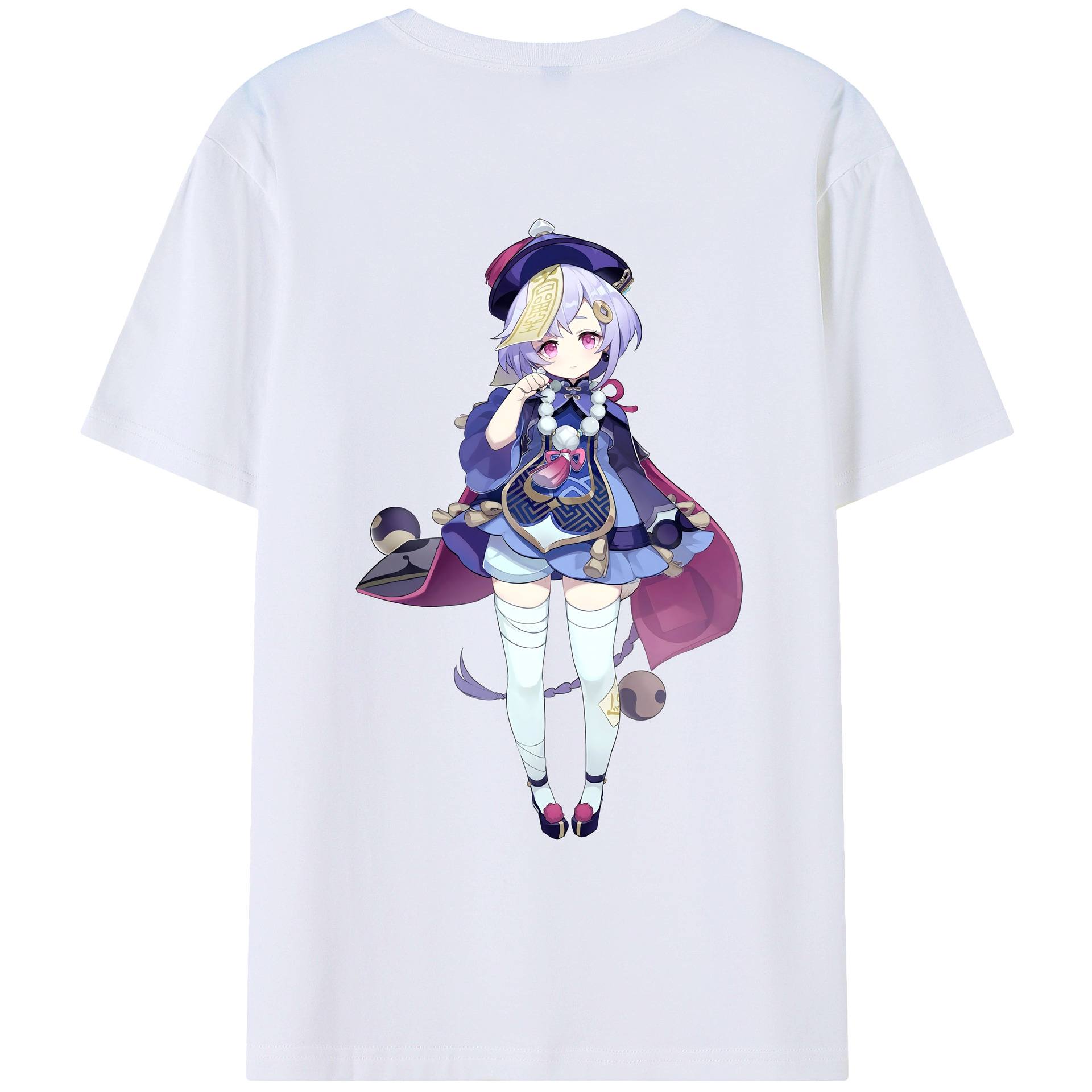 げんし神 七七 なな  genshin Nana レディース半袖Tシャツ(バックプリント)