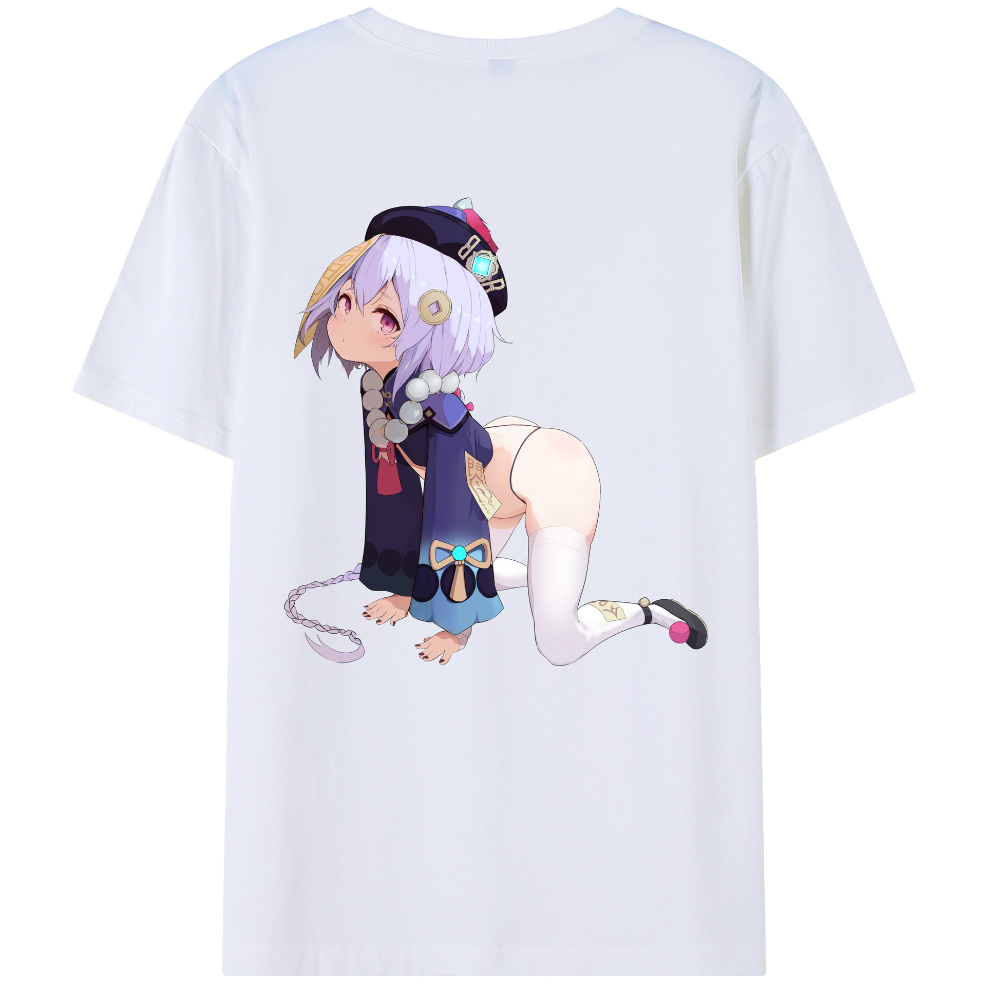 げんし神 七七 なな  genshin Nana レディース半袖Tシャツ(バックプリント)