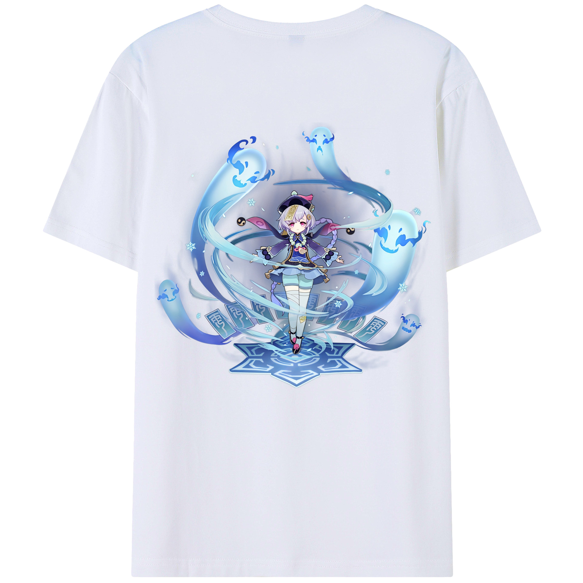 げんし神 七七 なな  genshin Nana レディース半袖Tシャツ(バックプリント)