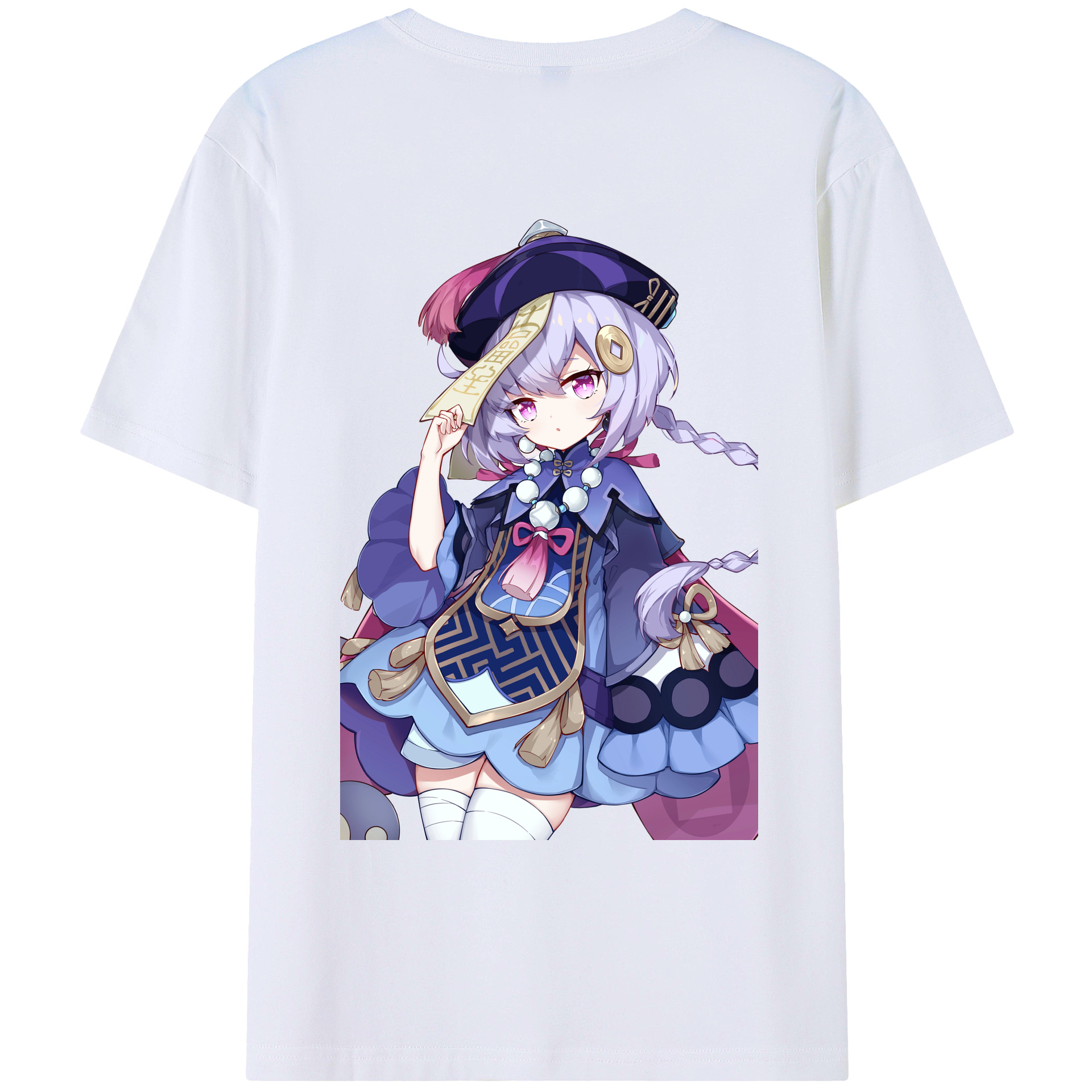 げんし神 七七 なな  genshin Nana レディース半袖Tシャツ(バックプリント)