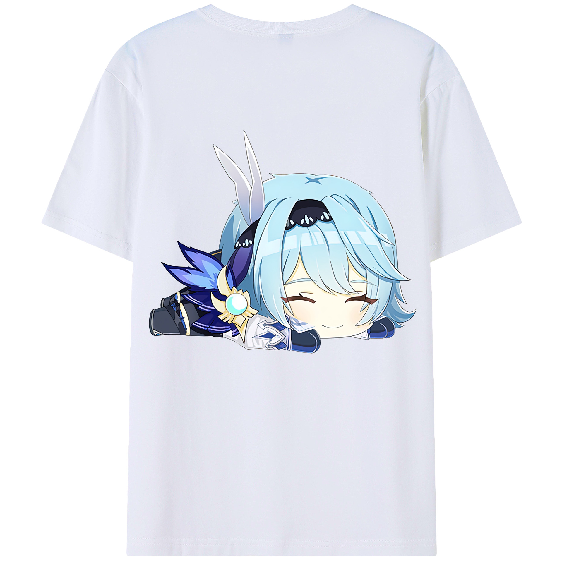げんし神 优菈 ゆうら genshin Yūra レディース半袖Tシャツ(バックプリント)