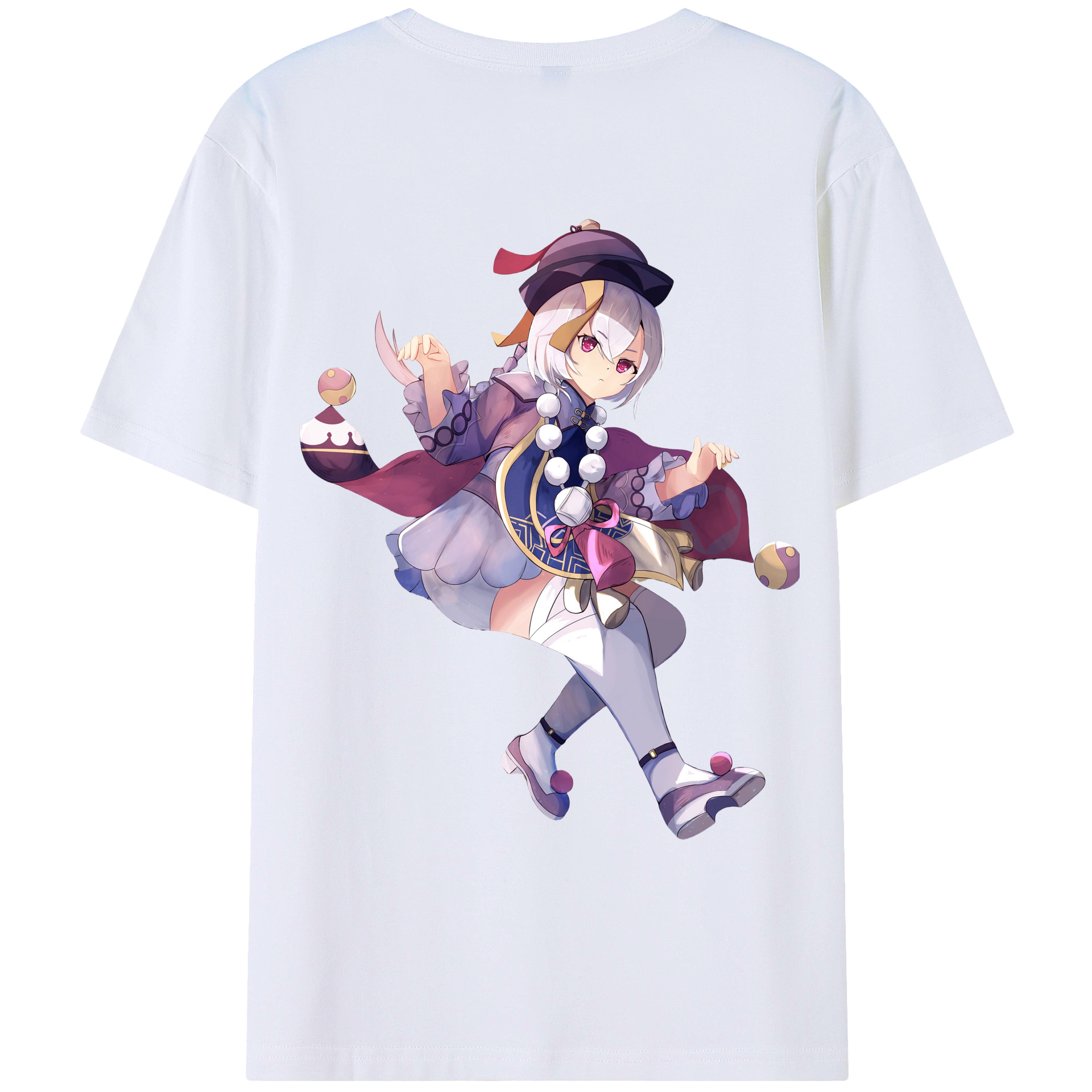 げんし神 七七 なな  genshin Nana レディース半袖Tシャツ(バックプリント)
