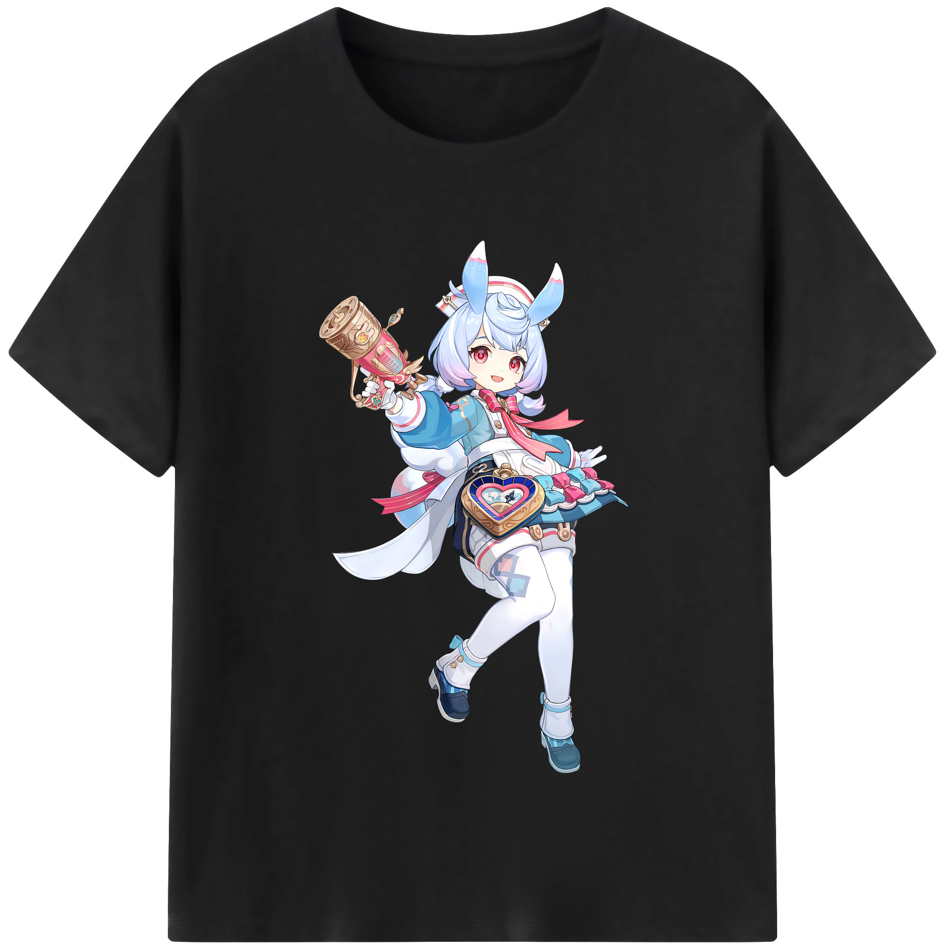 げんし神 シゲウィン genshin Shigewin レディースカジュアルプリントTシャツ（綿100％）