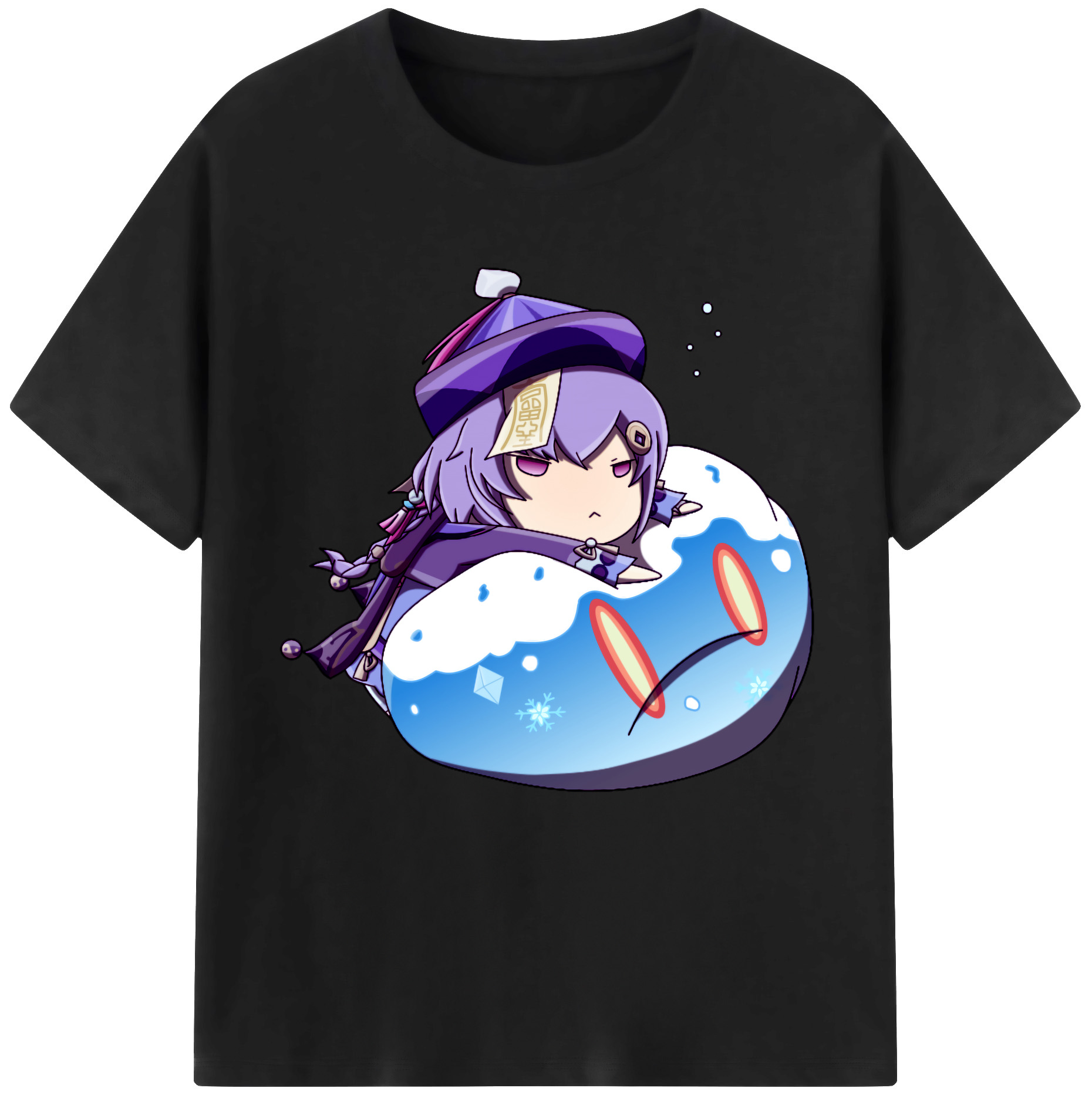 げんし神 七七 なな  genshin Nana レディースカジュアルプリントTシャツ（綿100％）