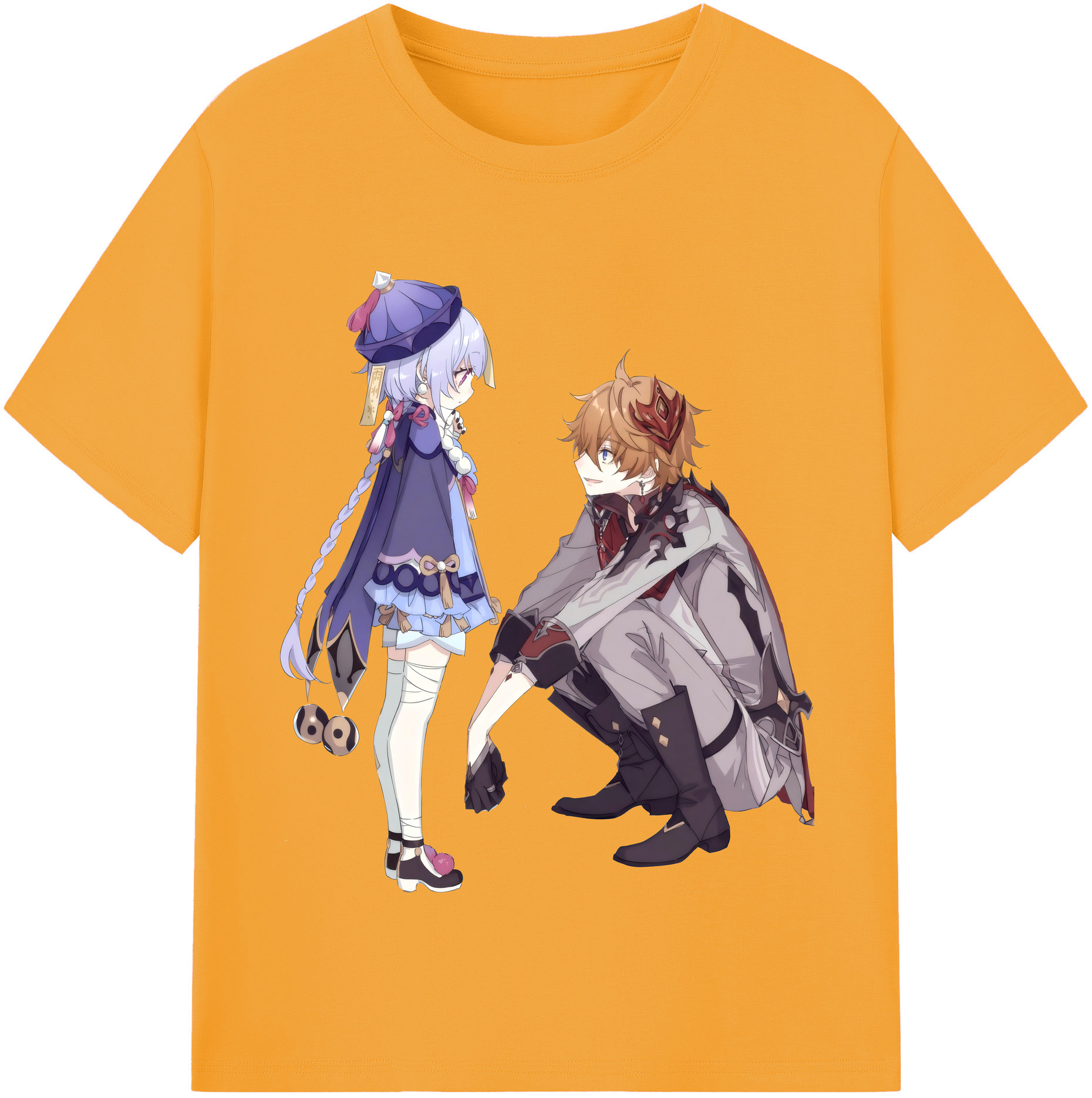 げんし神 七七 なな  genshin Nana レディースカジュアルプリントTシャツ（綿100％）