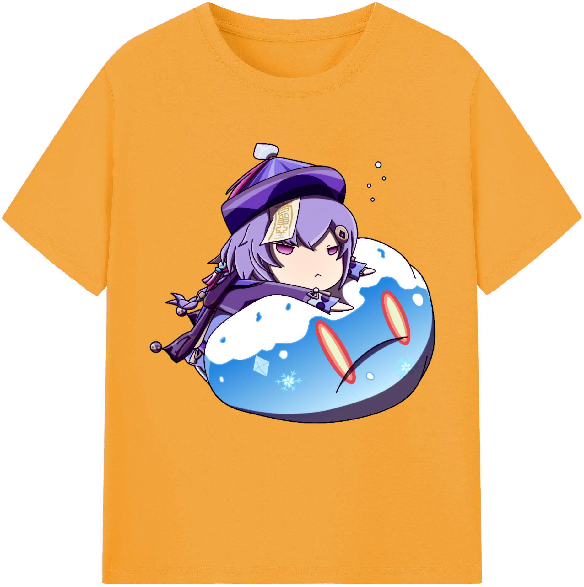 げんし神 七七 なな  genshin Nana レディースカジュアルプリントTシャツ（綿100％）