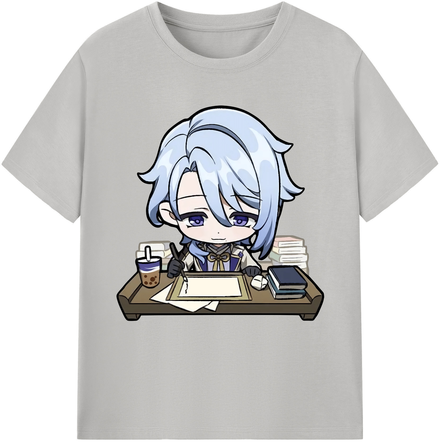 げんし神 神里綾人 かみさとあやと genshin Kamisato Ayato レディースカジュアルプリントTシャツ（綿100％）