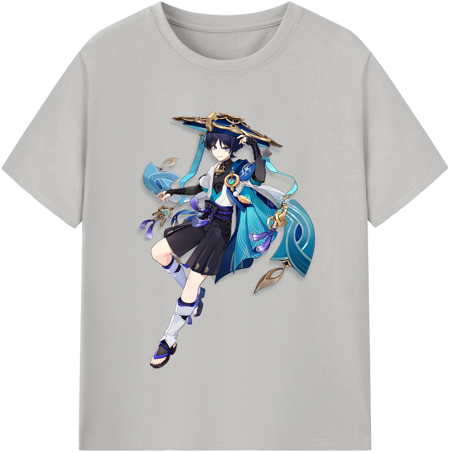 げんし神 さんペい genshin Sanpei レディースカジュアルプリントTシャツ（綿100％）