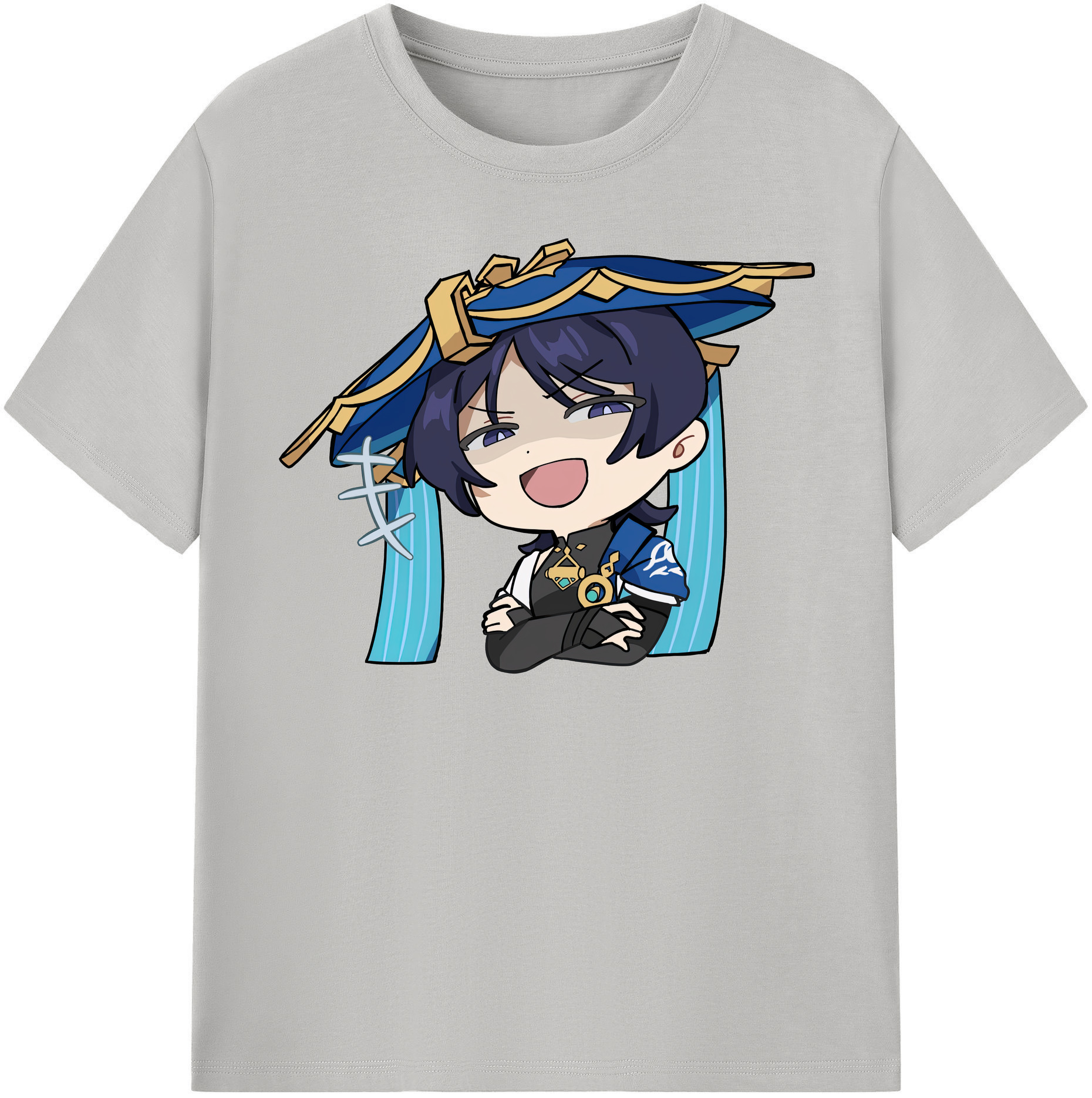 げんし神 さんペい genshin Sanpei レディースカジュアルプリントTシャツ（綿100％）