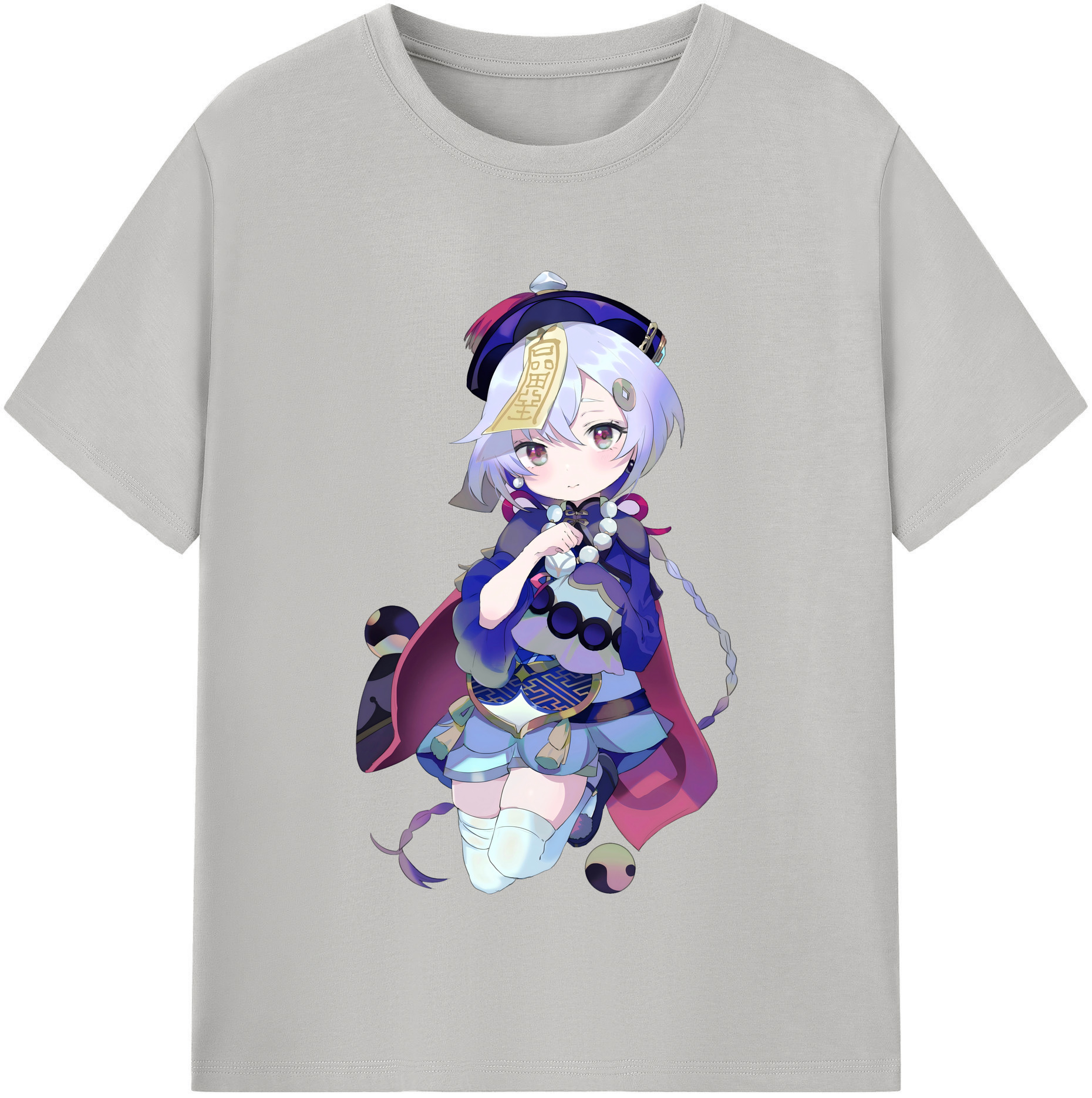 げんし神 七七 なな  genshin Nana レディースカジュアルプリントTシャツ（綿100％）