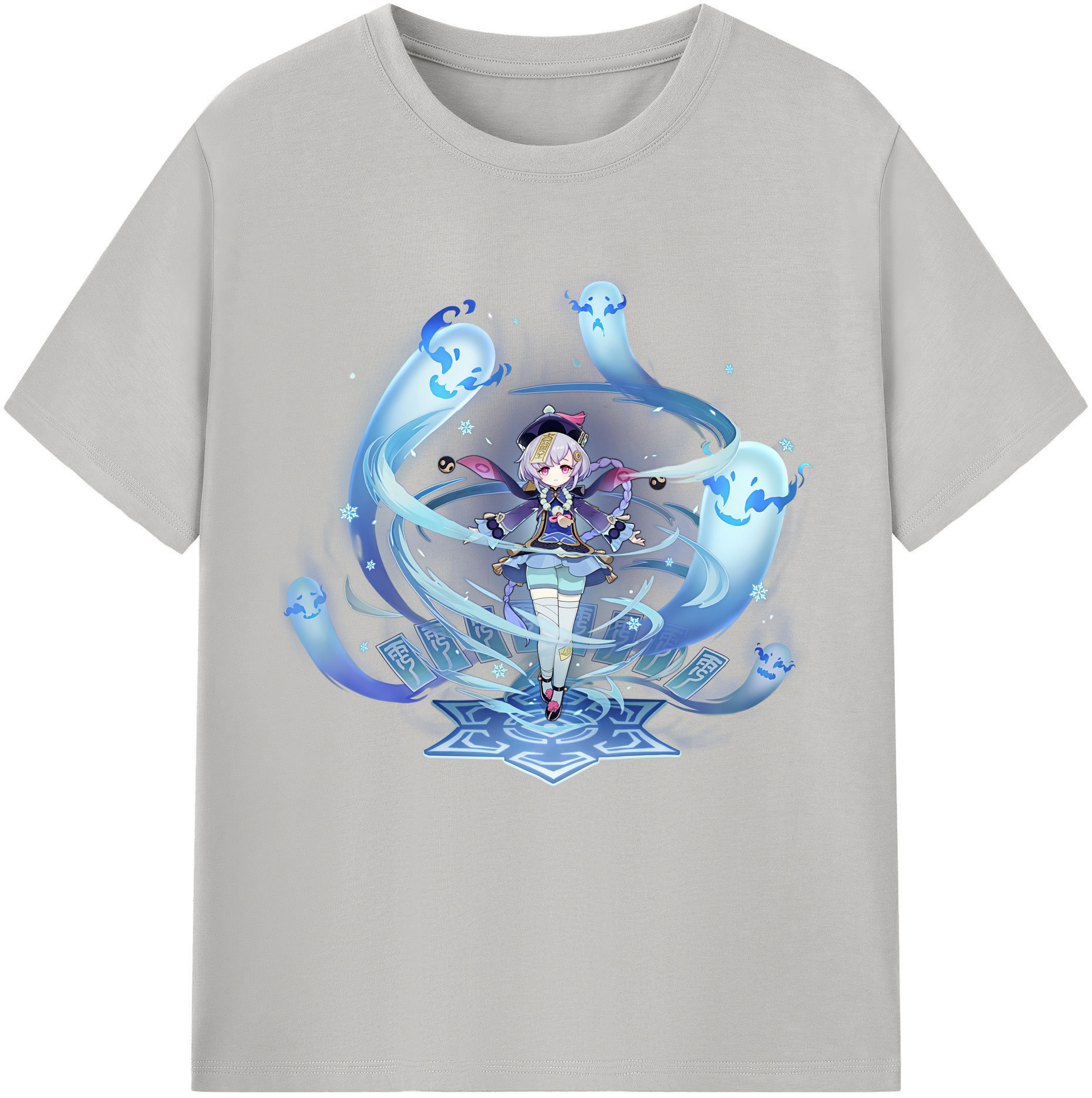 げんし神 七七 なな  genshin Nana レディースカジュアルプリントTシャツ（綿100％）