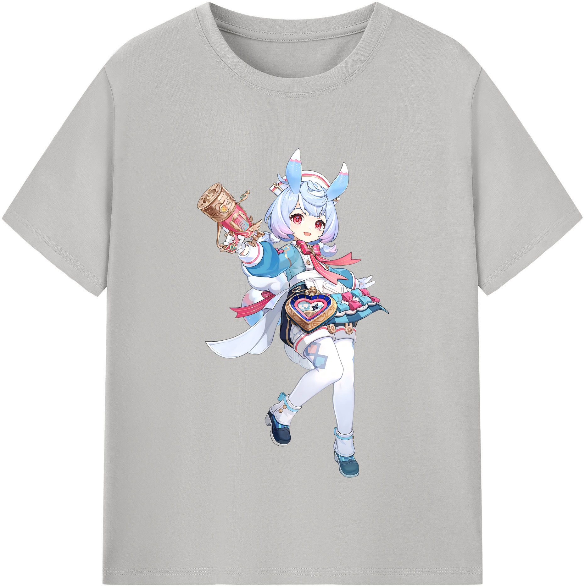 げんし神 シゲウィン genshin Shigewin レディースカジュアルプリントTシャツ（綿100％）