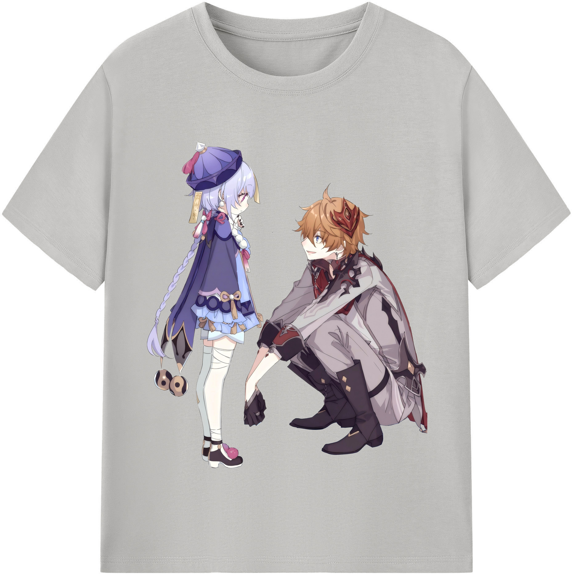 げんし神 七七 なな  genshin Nana レディースカジュアルプリントTシャツ（綿100％）