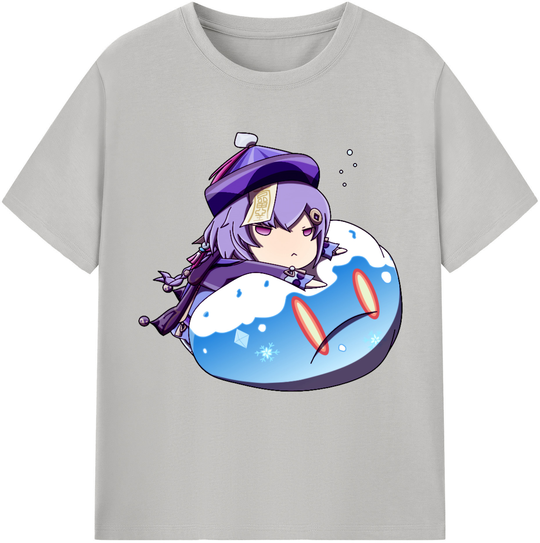 げんし神 七七 なな  genshin Nana レディースカジュアルプリントTシャツ（綿100％）