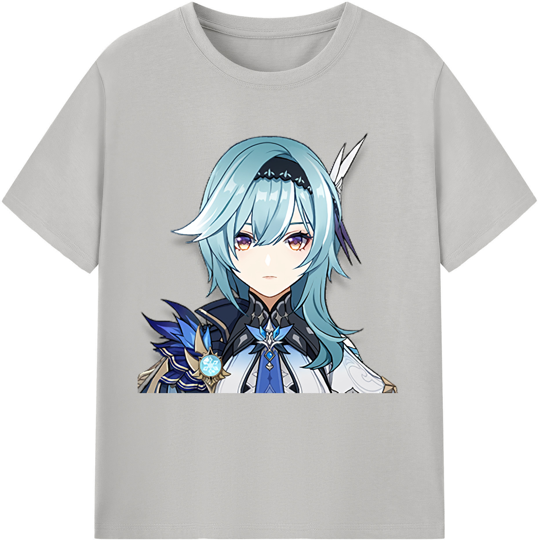 げんし神 优菈 ゆうら genshin Yūra レディースカジュアルプリントTシャツ（綿100％）