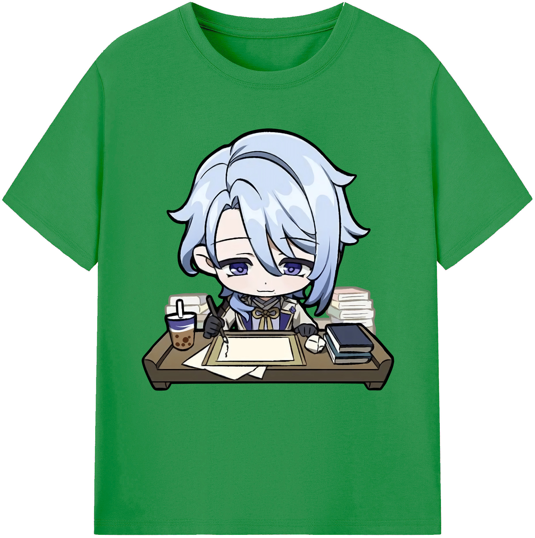 げんし神 神里綾人 かみさとあやと genshin Kamisato Ayato レディースカジュアルプリントTシャツ（綿100％）