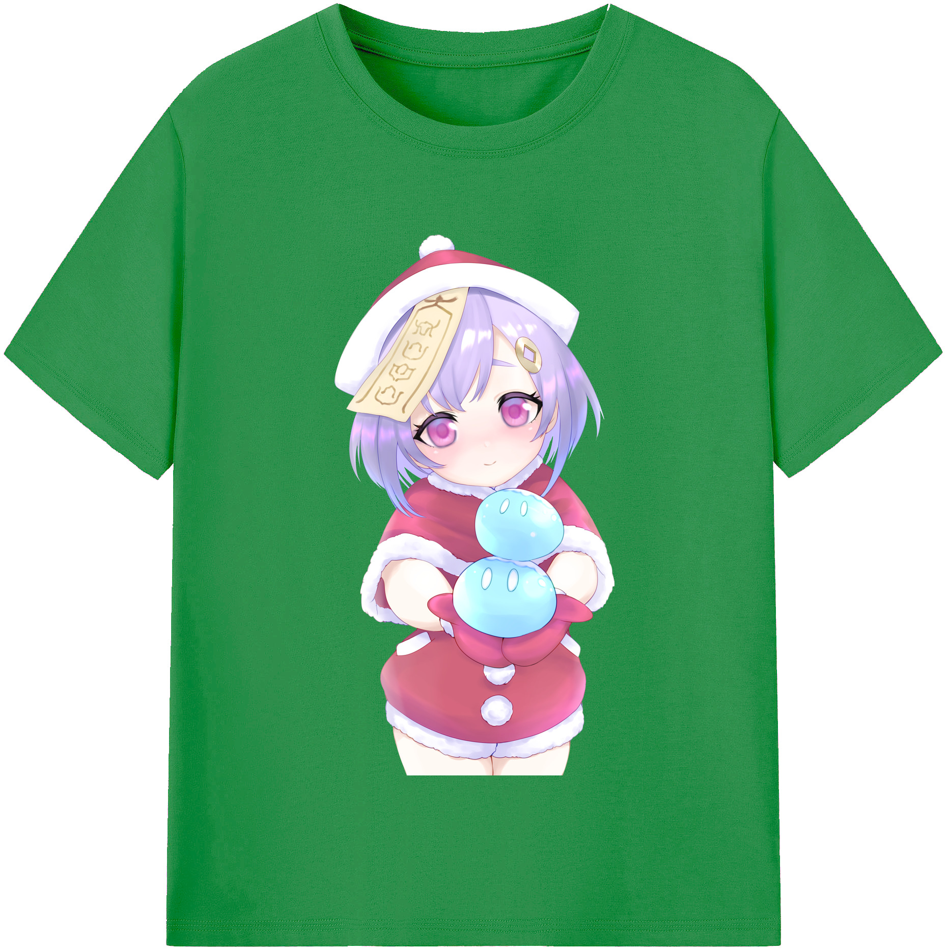 げんし神 七七 なな  genshin Nana レディースカジュアルプリントTシャツ（綿100％）