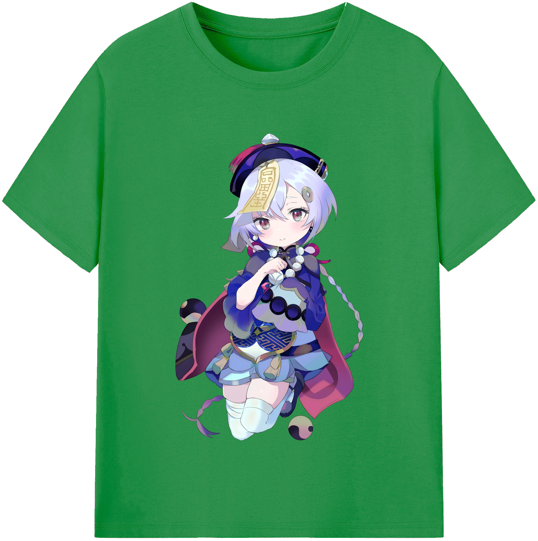 げんし神 七七 なな  genshin Nana レディースカジュアルプリントTシャツ（綿100％）