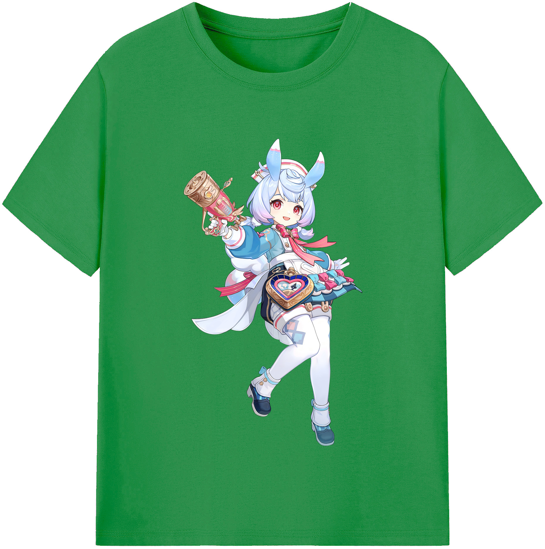 げんし神 シゲウィン genshin Shigewin レディースカジュアルプリントTシャツ（綿100％）