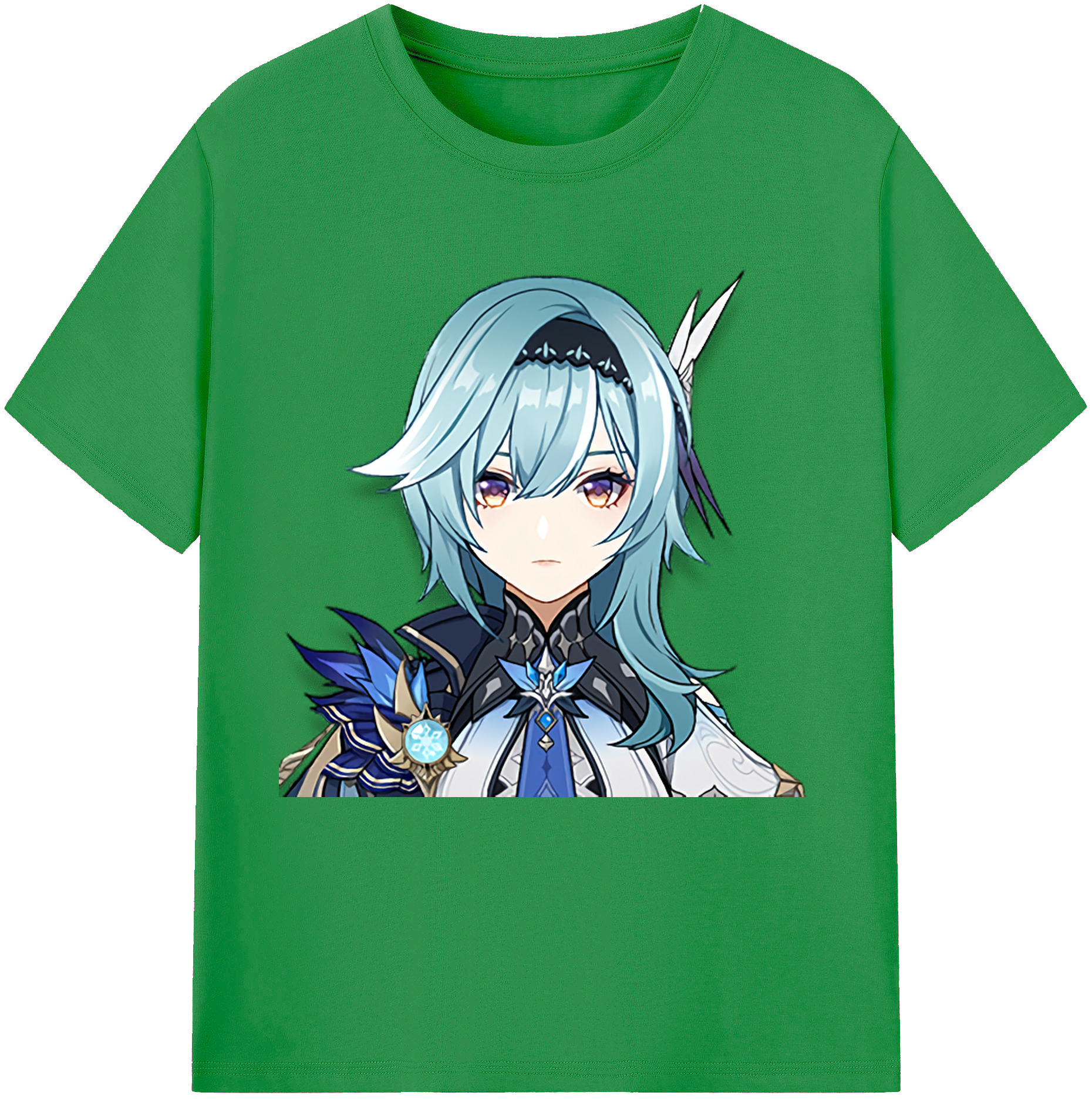 げんし神 优菈 ゆうら genshin Yūra レディースカジュアルプリントTシャツ（綿100％）