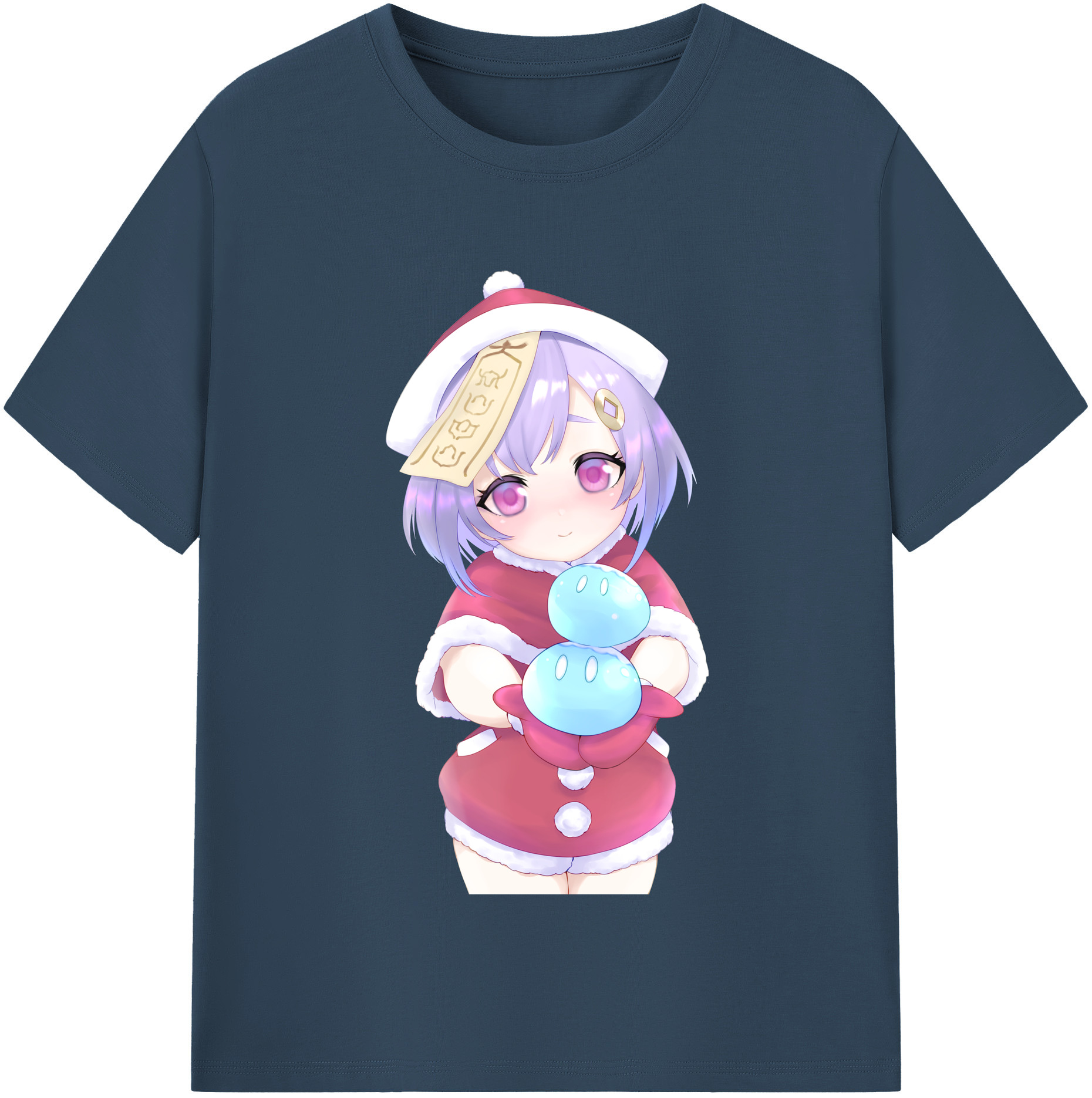 げんし神 七七 なな  genshin Nana レディースカジュアルプリントTシャツ（綿100％）