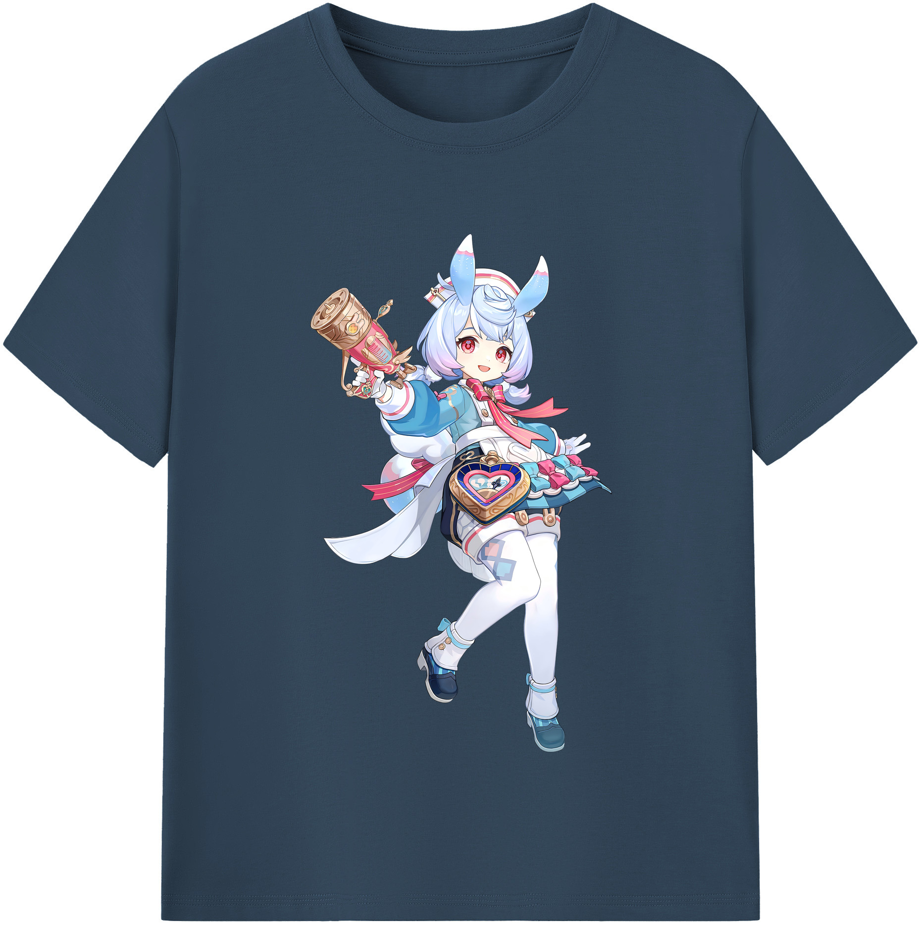 げんし神 シゲウィン genshin Shigewin レディースカジュアルプリントTシャツ（綿100％）