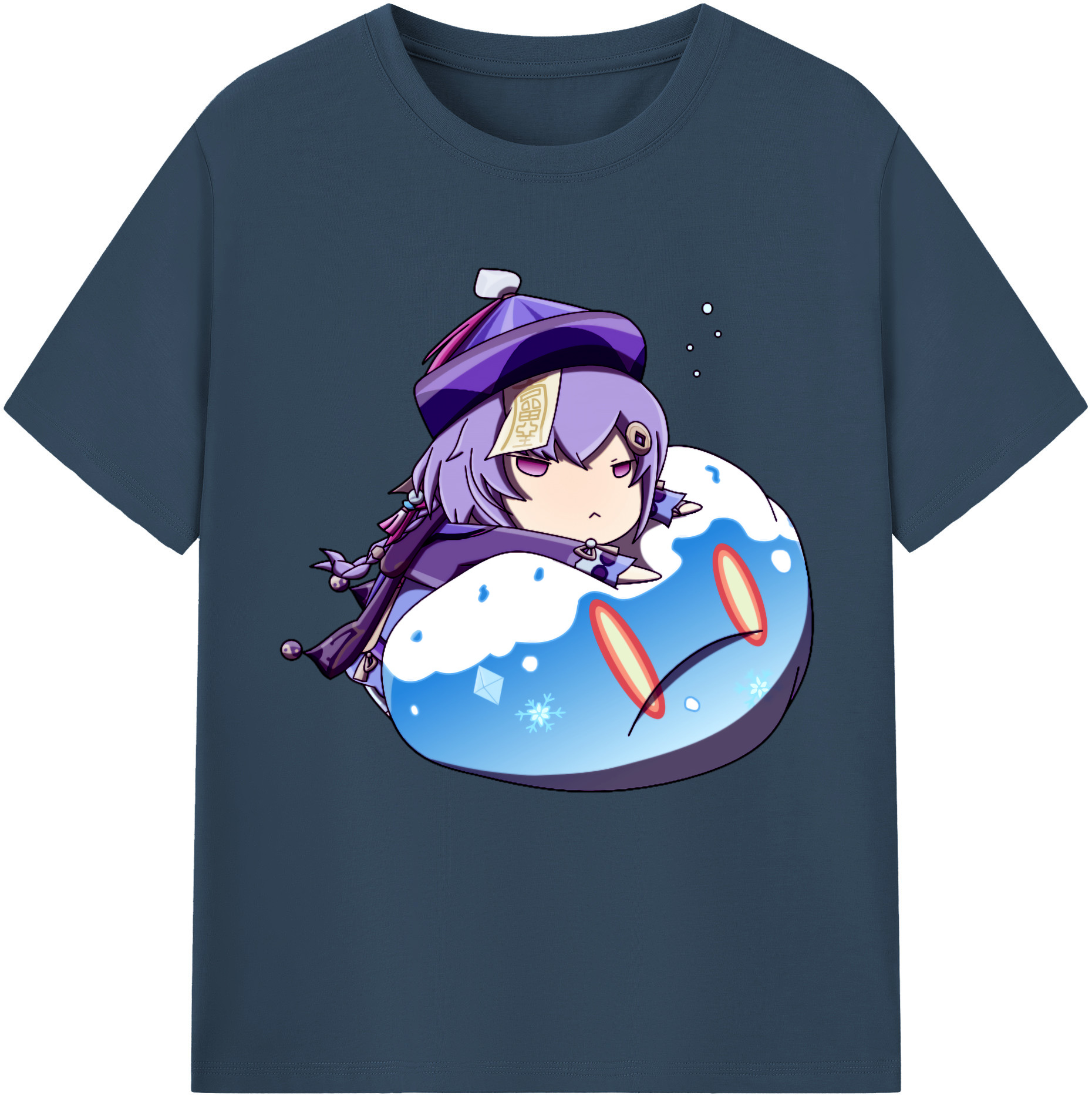 げんし神 七七 なな  genshin Nana レディースカジュアルプリントTシャツ（綿100％）