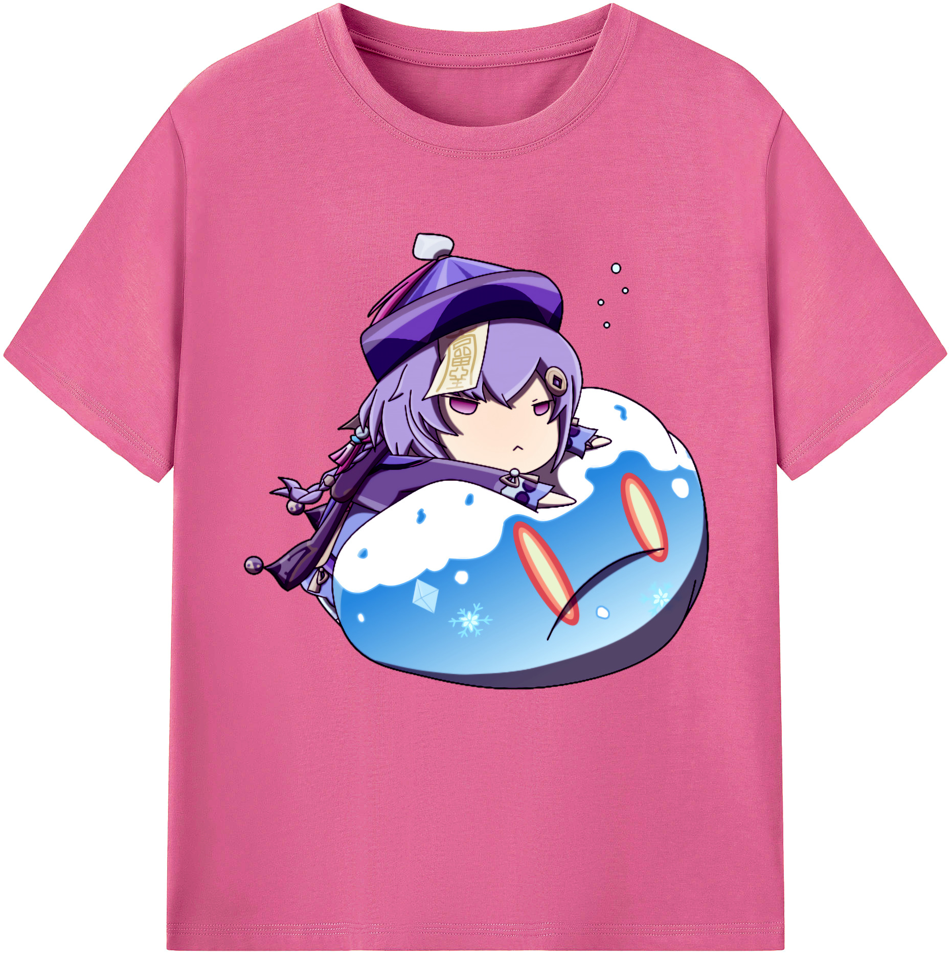 げんし神 七七 なな  genshin Nana レディースカジュアルプリントTシャツ（綿100％）
