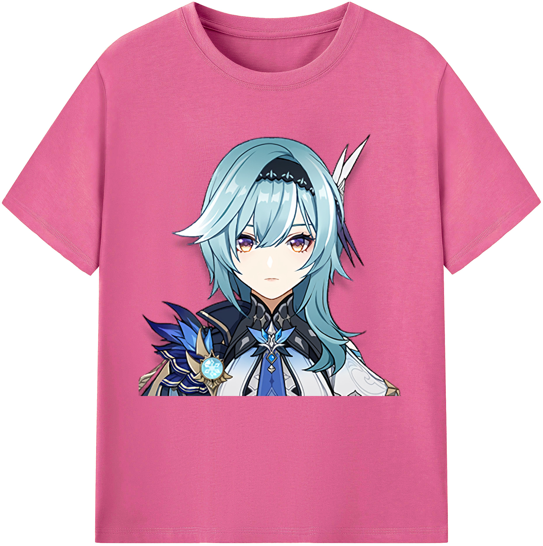 げんし神 优菈 ゆうら genshin Yūra レディースカジュアルプリントTシャツ（綿100％）