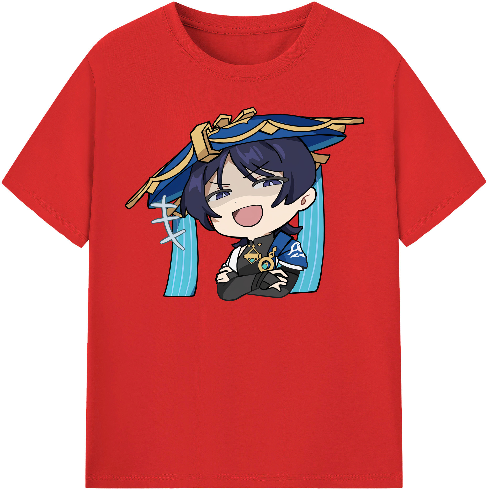 げんし神 さんペい genshin Sanpei レディースカジュアルプリントTシャツ（綿100％）