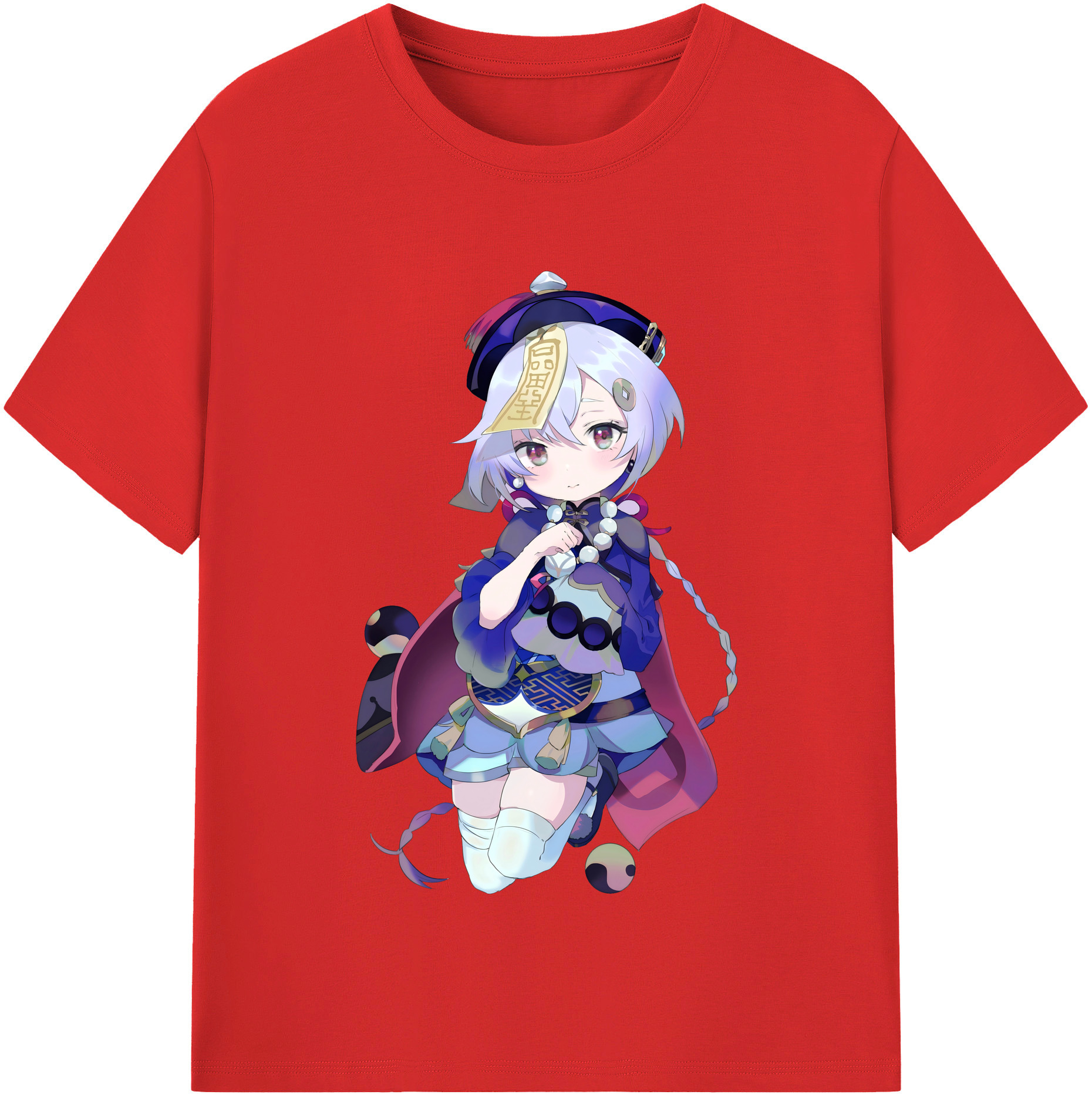 げんし神 七七 なな  genshin Nana レディースカジュアルプリントTシャツ（綿100％）