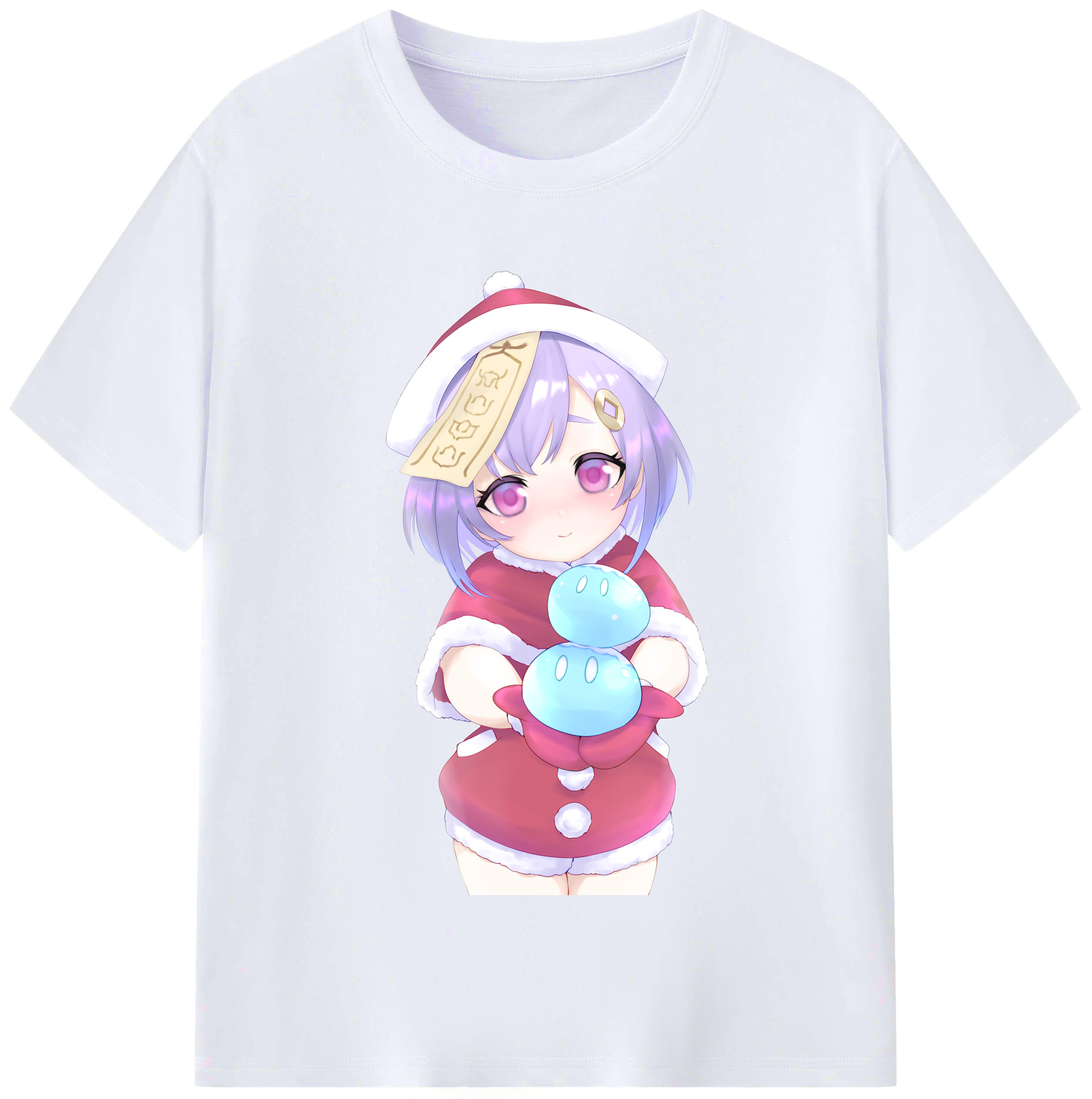 げんし神 七七 なな  genshin Nana レディースカジュアルプリントTシャツ（綿100％）