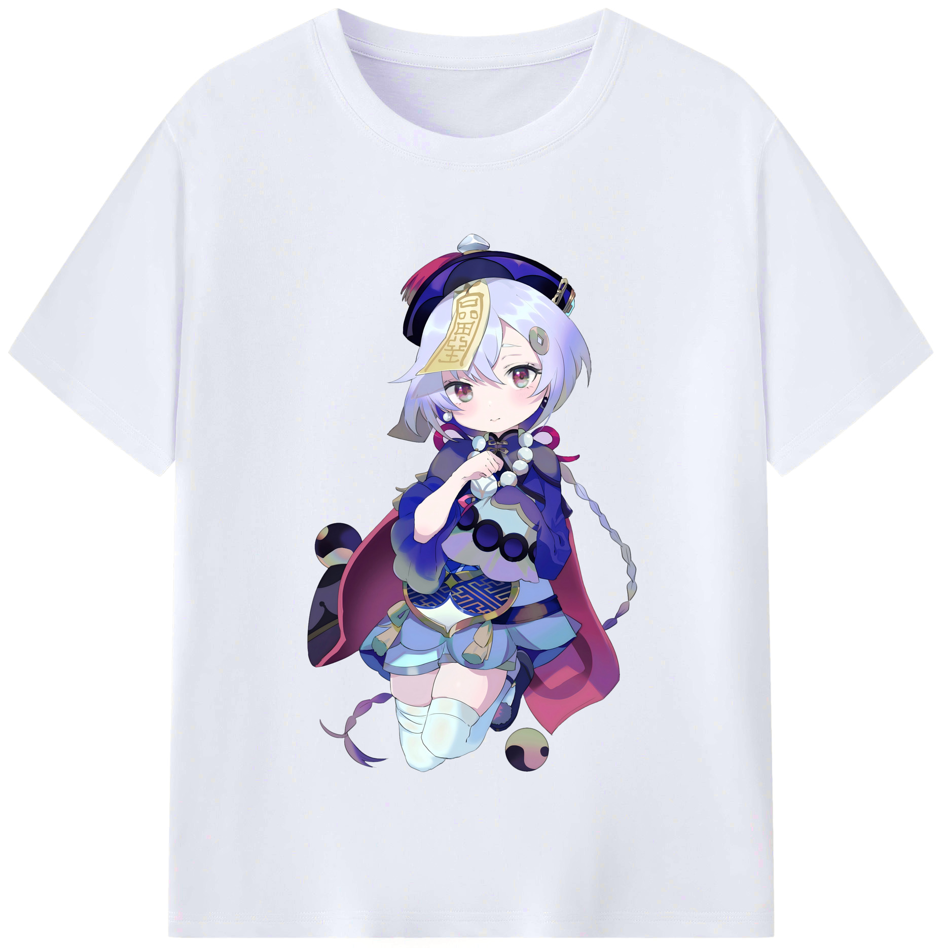 げんし神 七七 なな  genshin Nana レディースカジュアルプリントTシャツ（綿100％）