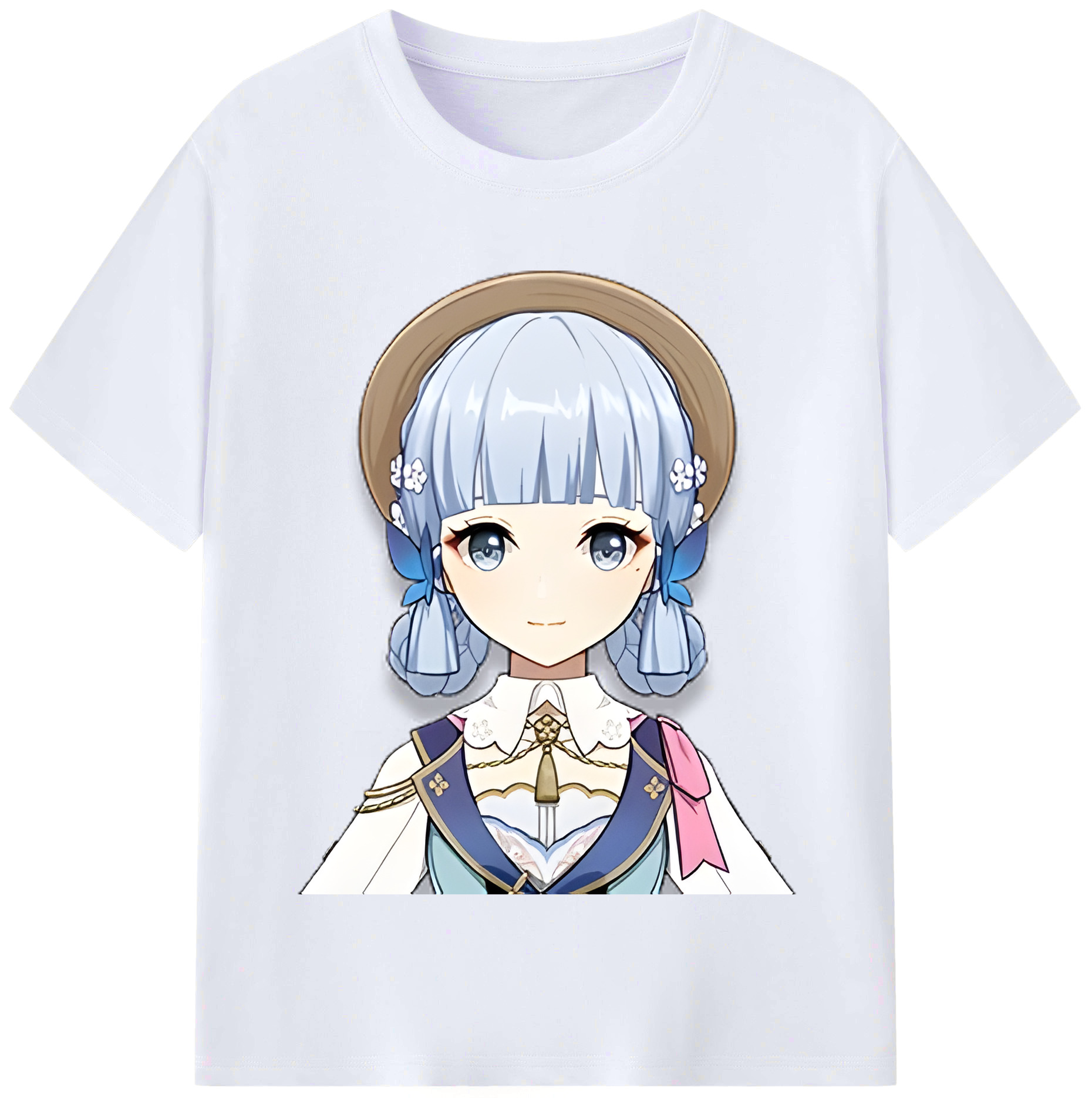 げんし神 神里綾華 神宮寺レン genshin Kamimiya Ren レディースカジュアルプリントTシャツ（綿100％）