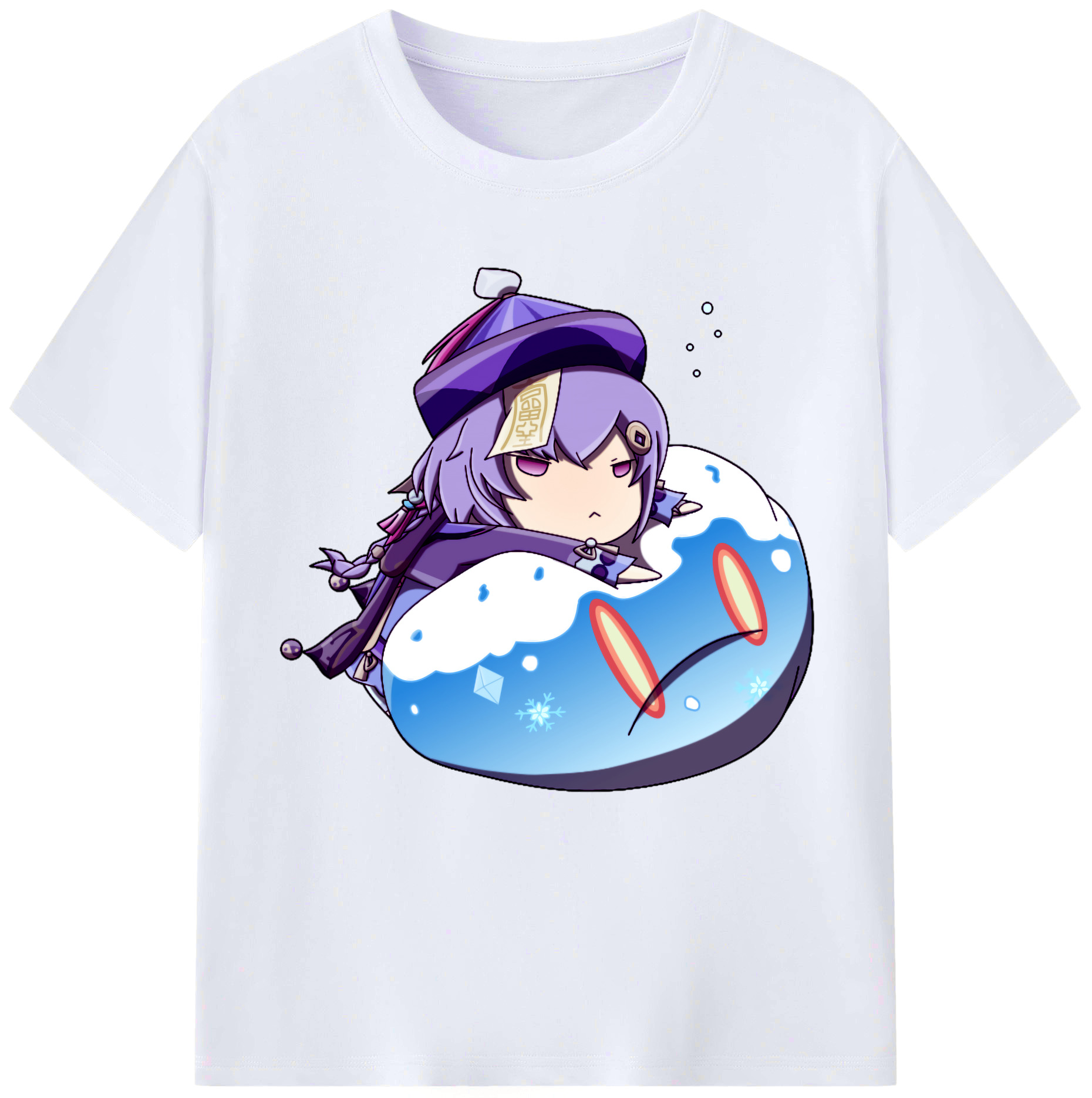 げんし神 七七 なな  genshin Nana レディースカジュアルプリントTシャツ（綿100％）