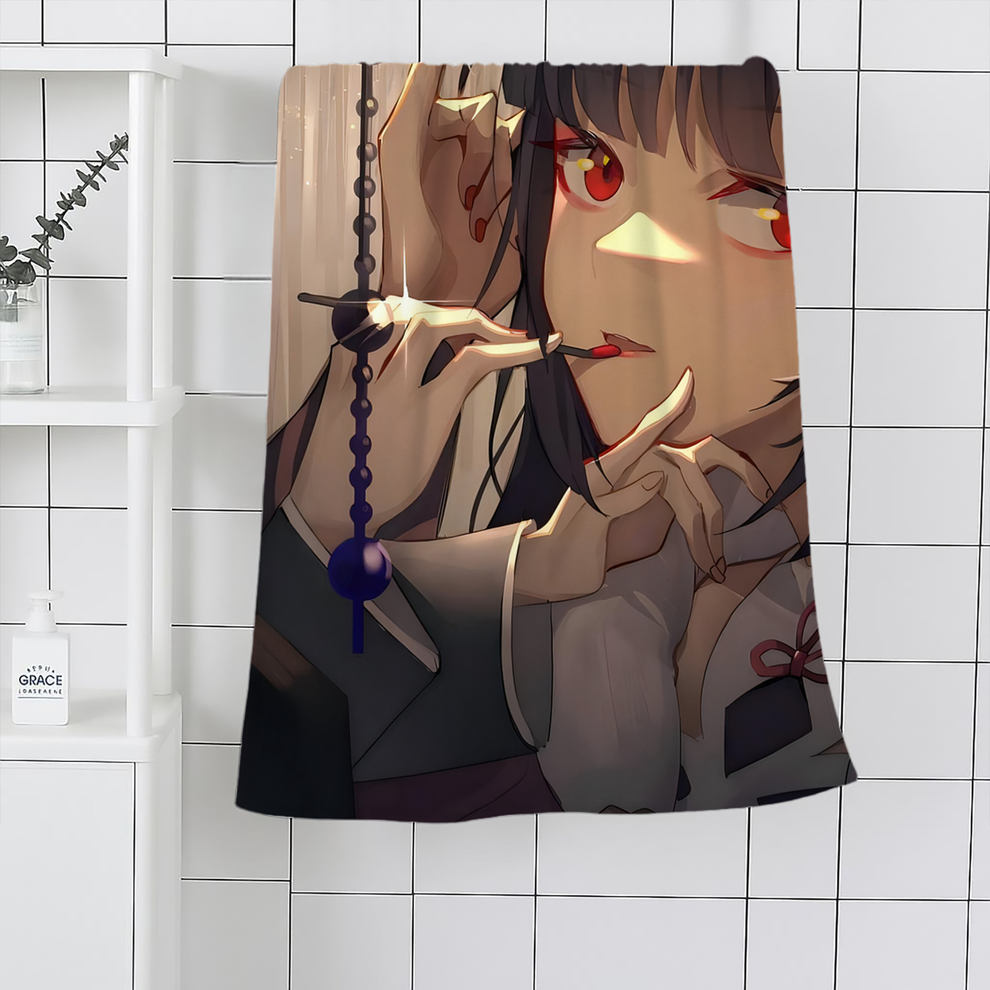 げんし神 genshin 大判バスタオル 70×140cm 吸水速乾 柔らかい肌触り