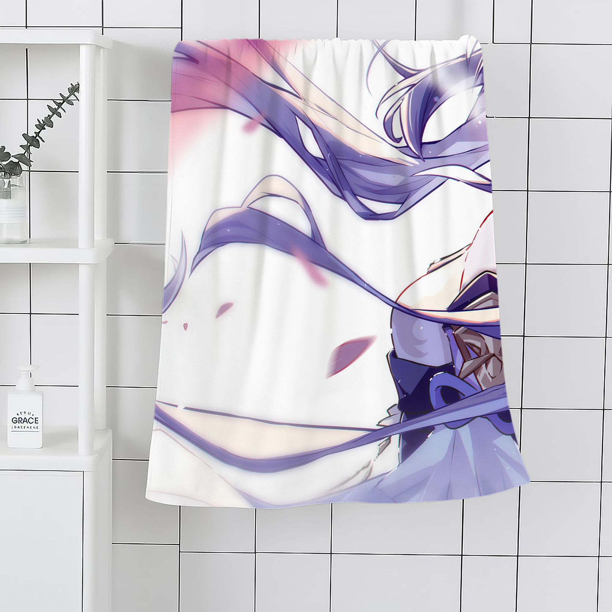 げんし神 genshin 大判バスタオル 70×140cm 吸水速乾 柔らかい肌触り