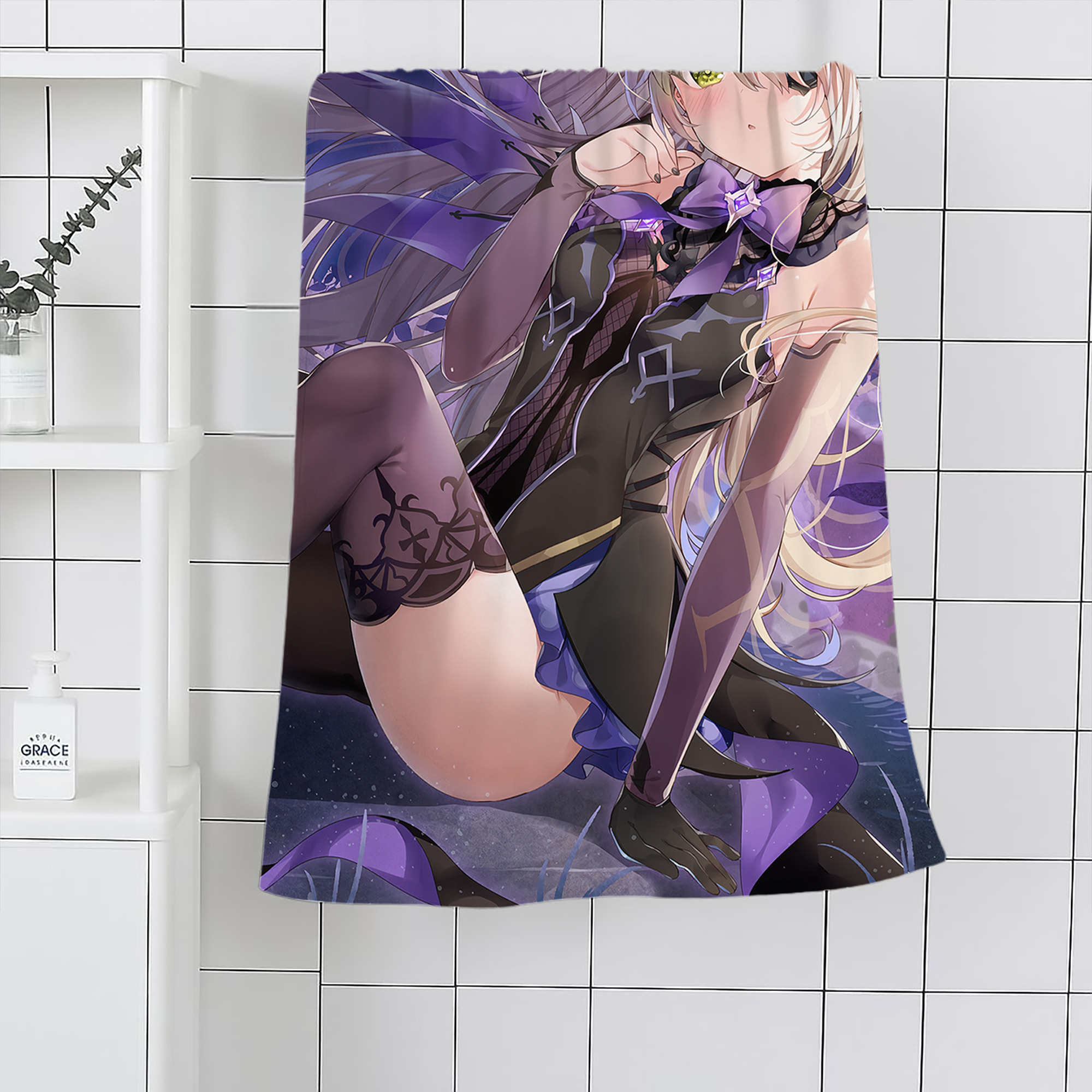 げんし神 genshin 大判バスタオル 70×140cm 吸水速乾 柔らかい肌触り