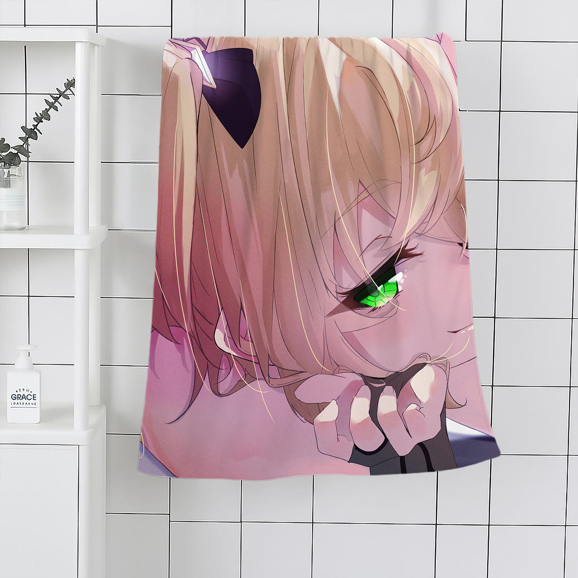 げんし神 genshin 大判バスタオル 70×140cm 吸水速乾 柔らかい肌触り