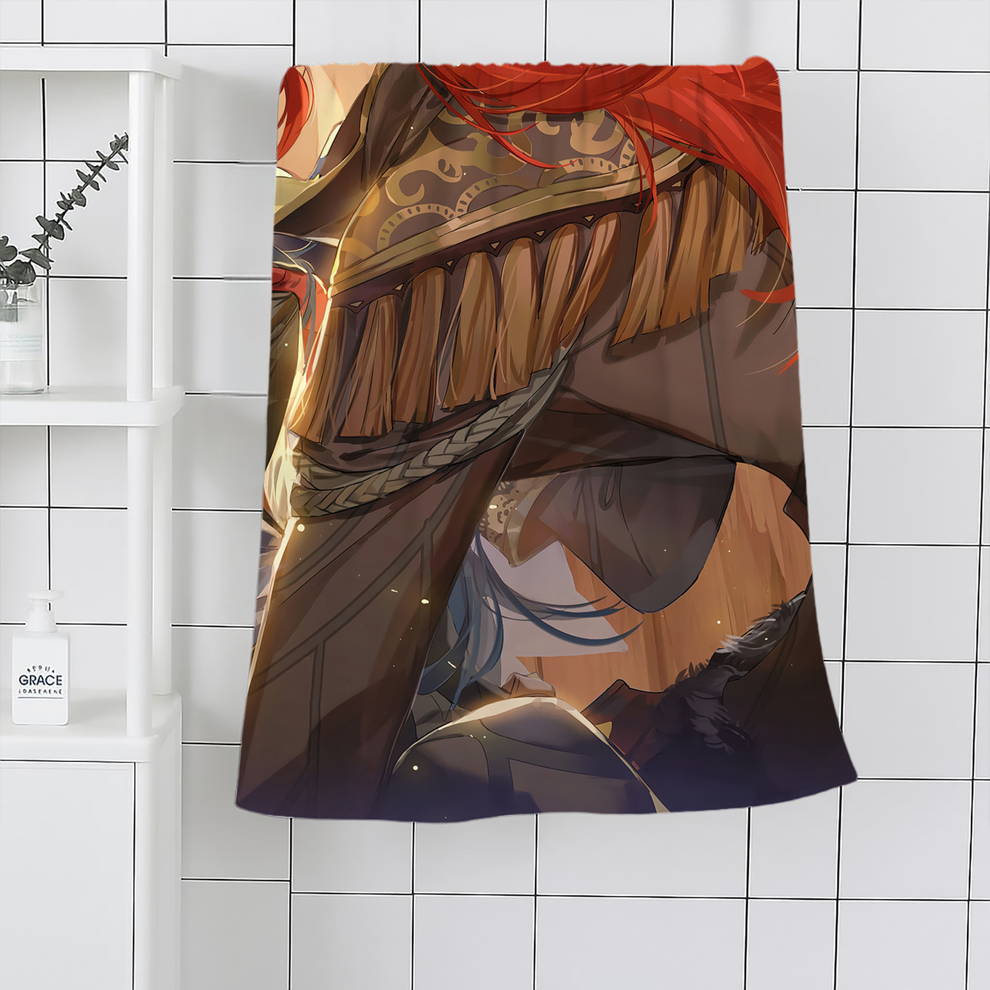 げんし神 genshin 大判バスタオル 70×140cm 吸水速乾 柔らかい肌触り