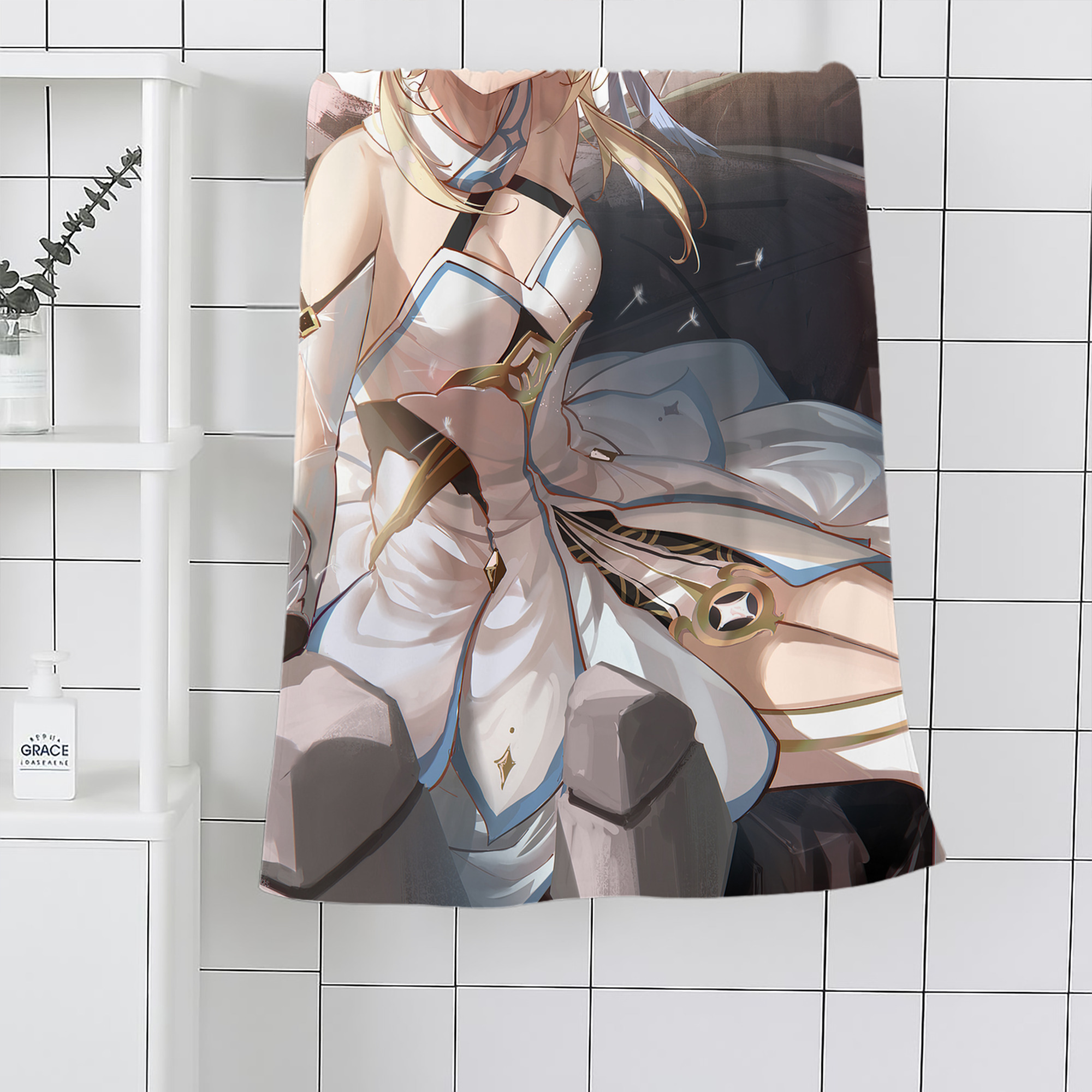 げんし神 genshin 大判バスタオル 70×140cm 吸水速乾 柔らかい肌触り