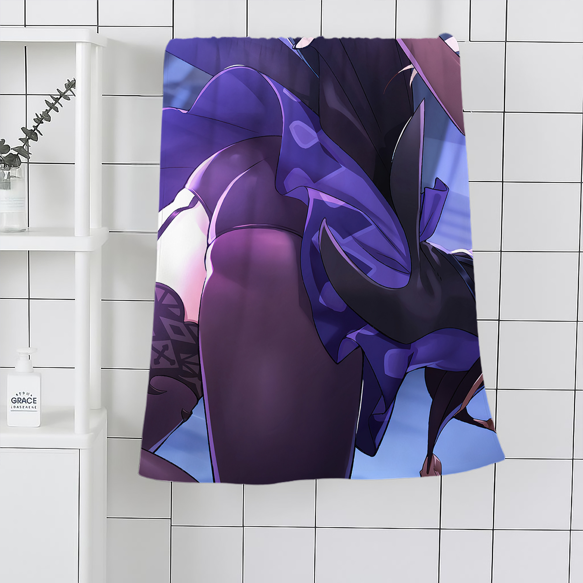 げんし神 genshin 大判バスタオル 70×140cm 吸水速乾 柔らかい肌触り