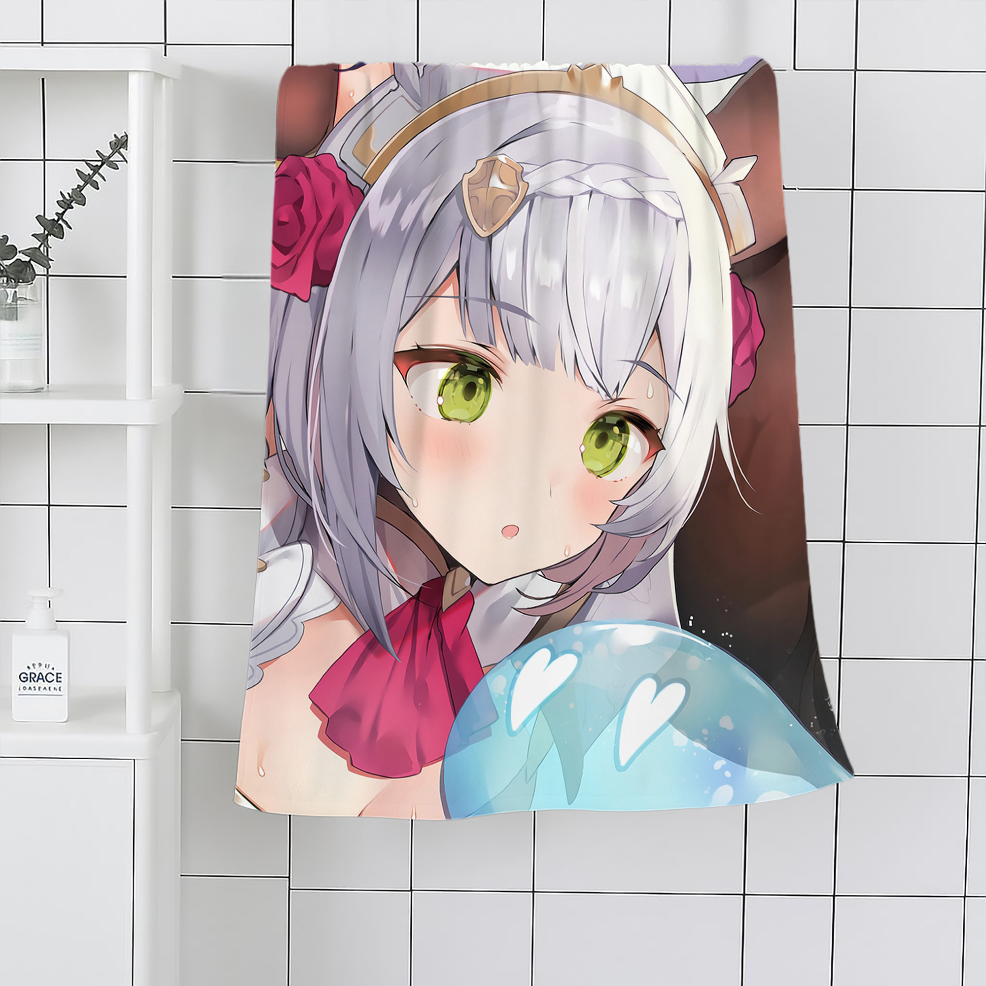 げんし神 genshin 大判バスタオル 70×140cm 吸水速乾 柔らかい肌触り