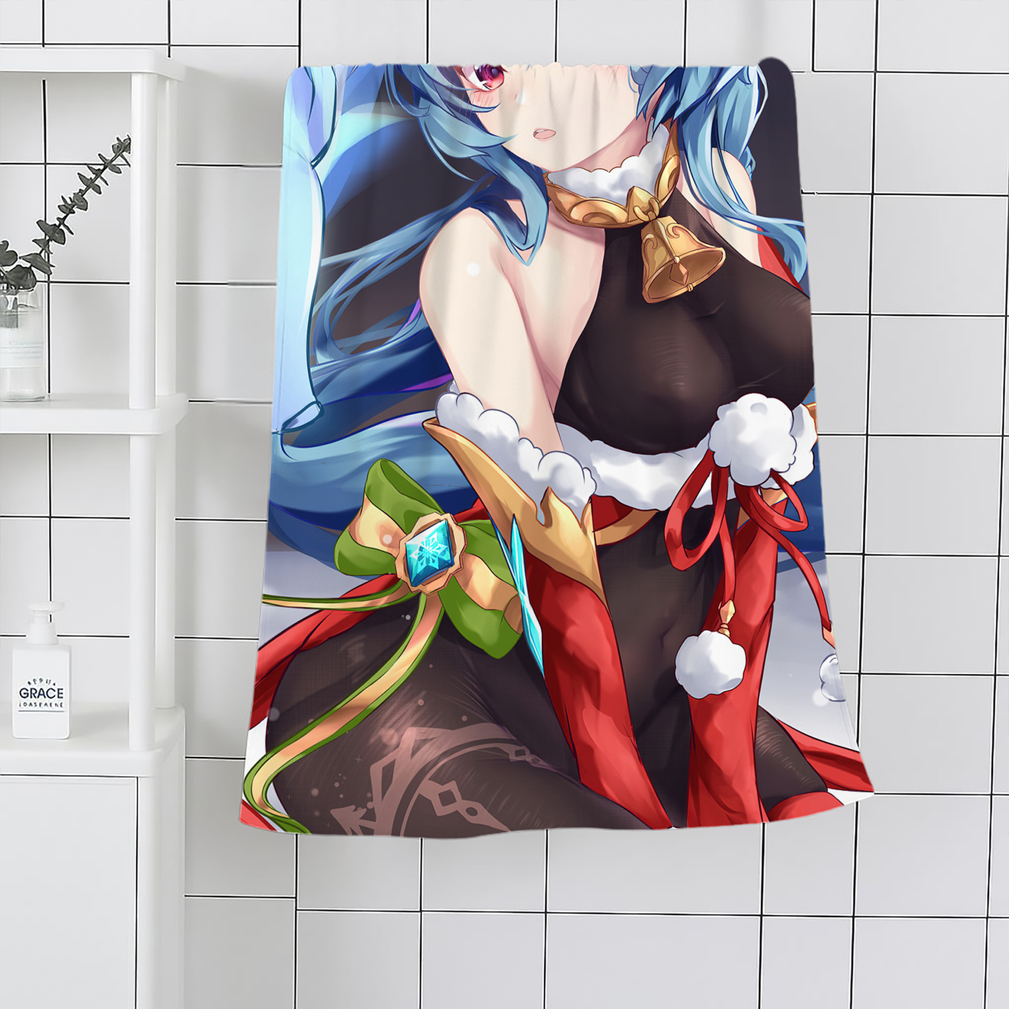 げんし神 genshin 大判バスタオル 70×140cm 吸水速乾 柔らかい肌触り