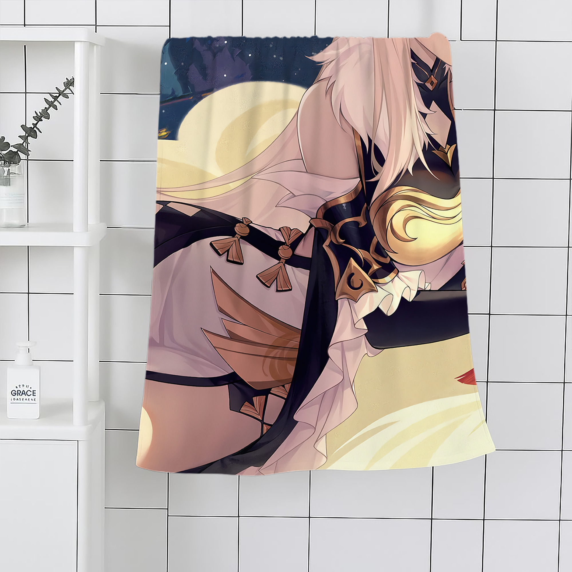 げんし神 genshin 大判バスタオル 70×140cm 吸水速乾 柔らかい肌触り