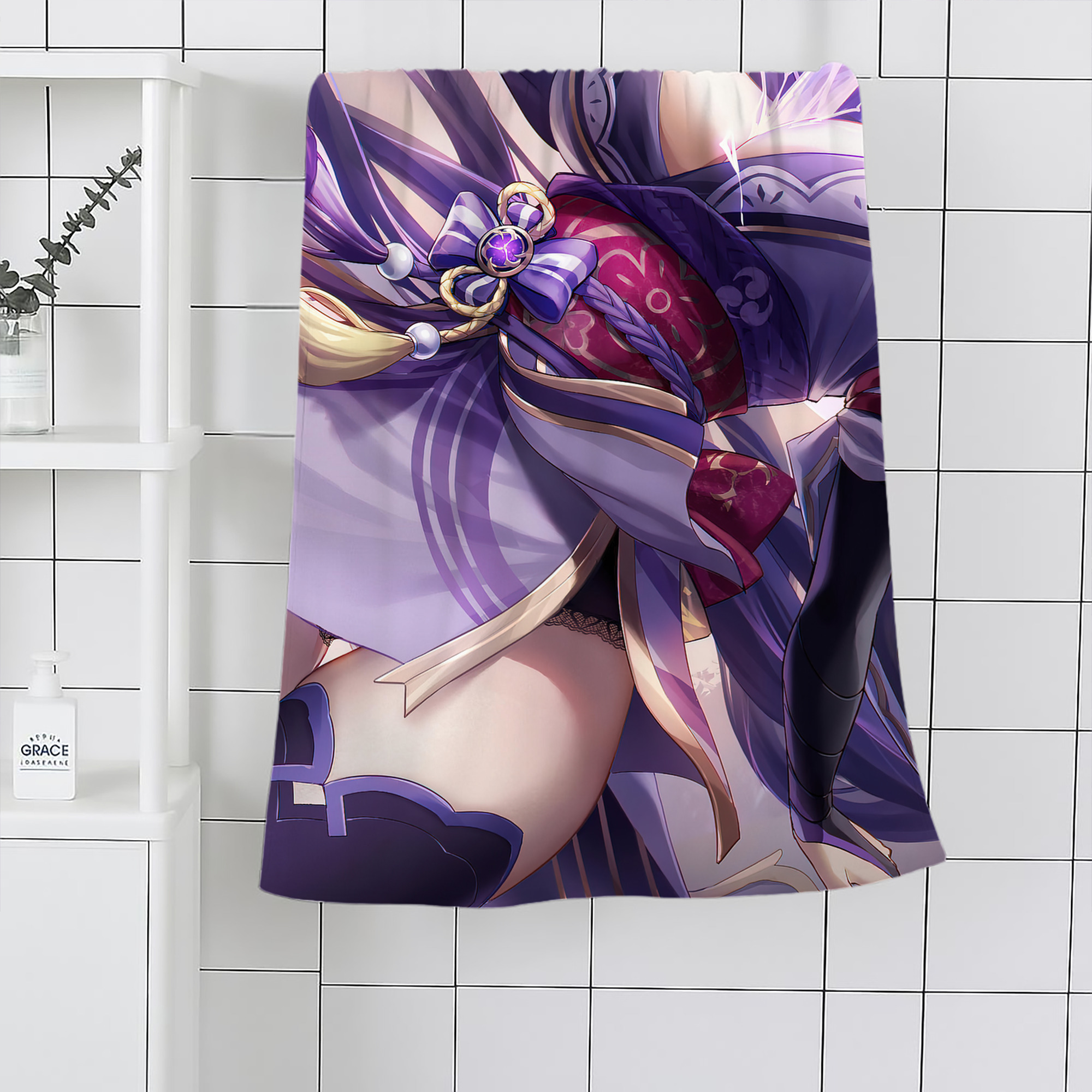 げんし神 genshin 大判バスタオル 70×140cm 吸水速乾 柔らかい肌触り