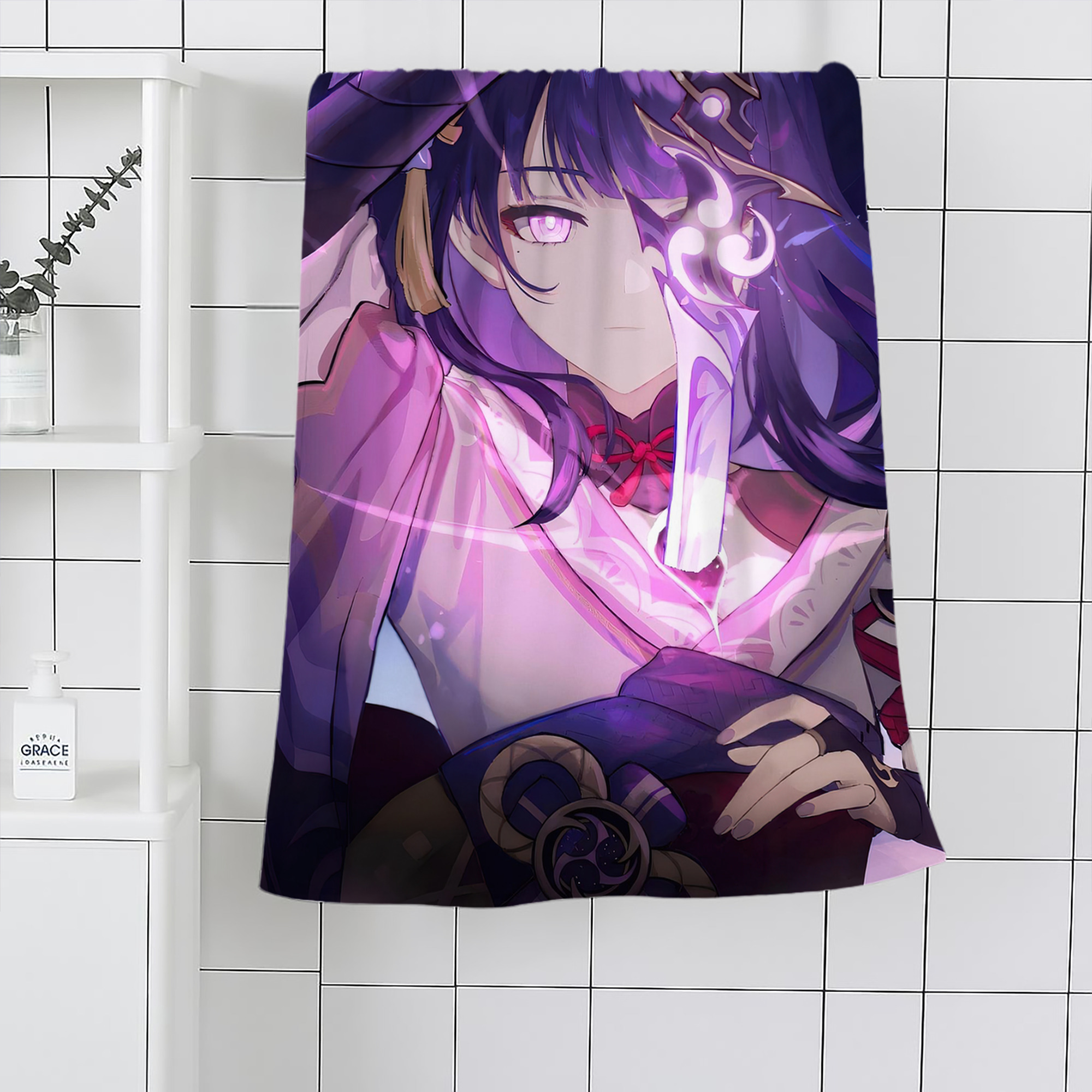 げんし神 genshin 大判バスタオル 70×140cm 吸水速乾 柔らかい肌触り