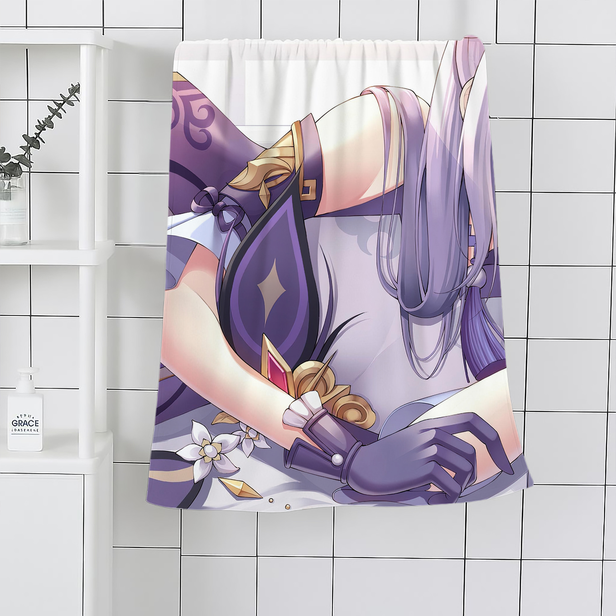 げんし神 genshin 大判バスタオル 70×140cm 吸水速乾 柔らかい肌触り